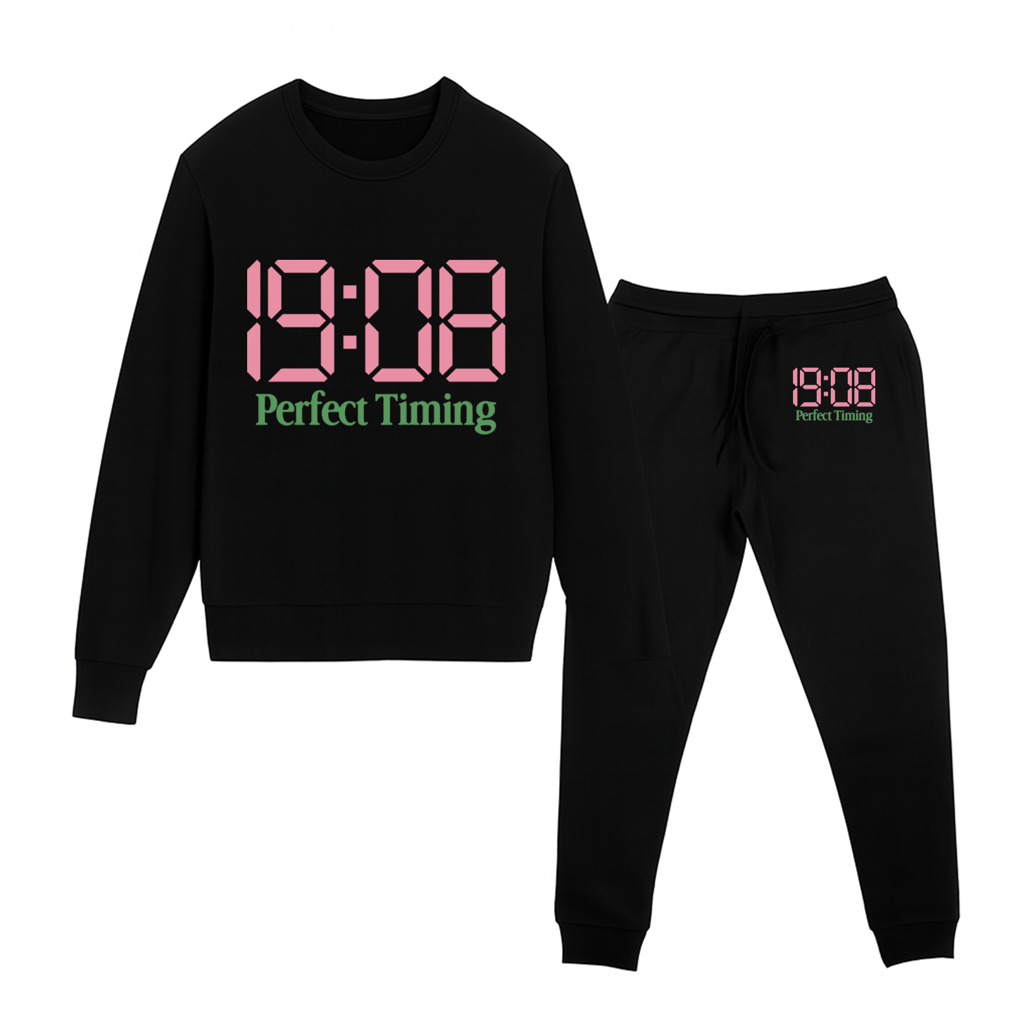 19:08 Perfect Timing Set Sweatshirt and Jogger