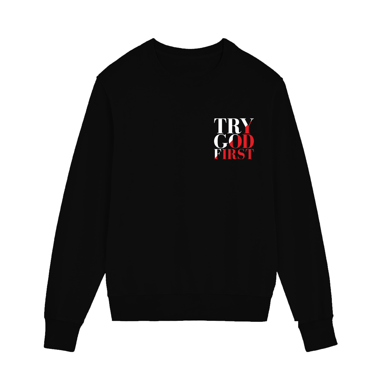 Try God First - Deuteronomy 31:6 - Set Crewneck and Jogger