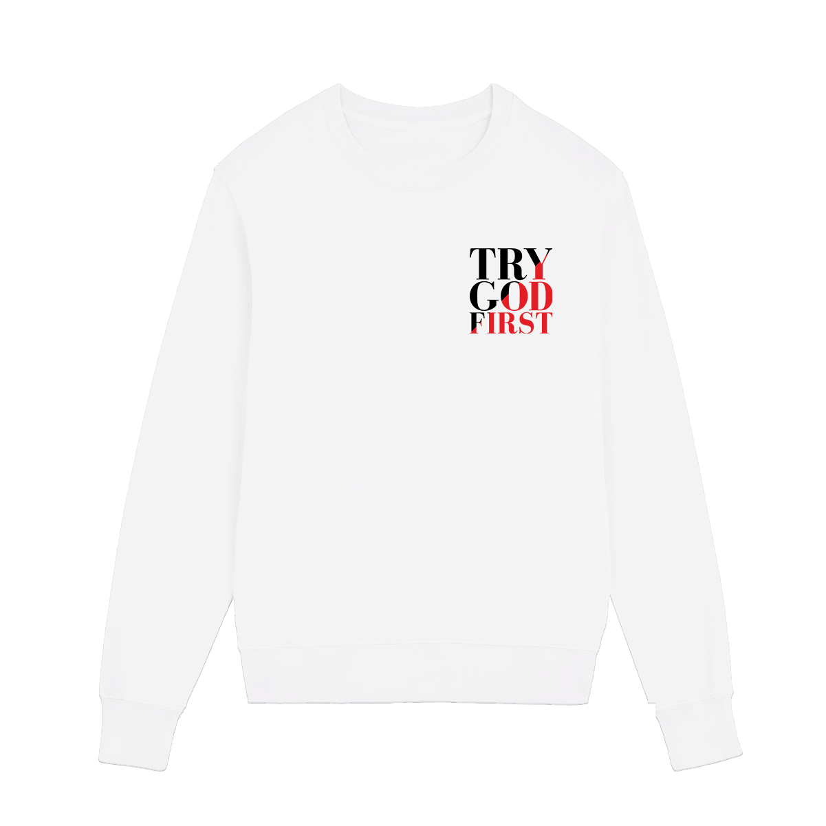 Try God First - Deuteronomy 31:6 - Set Crewneck and Jogger