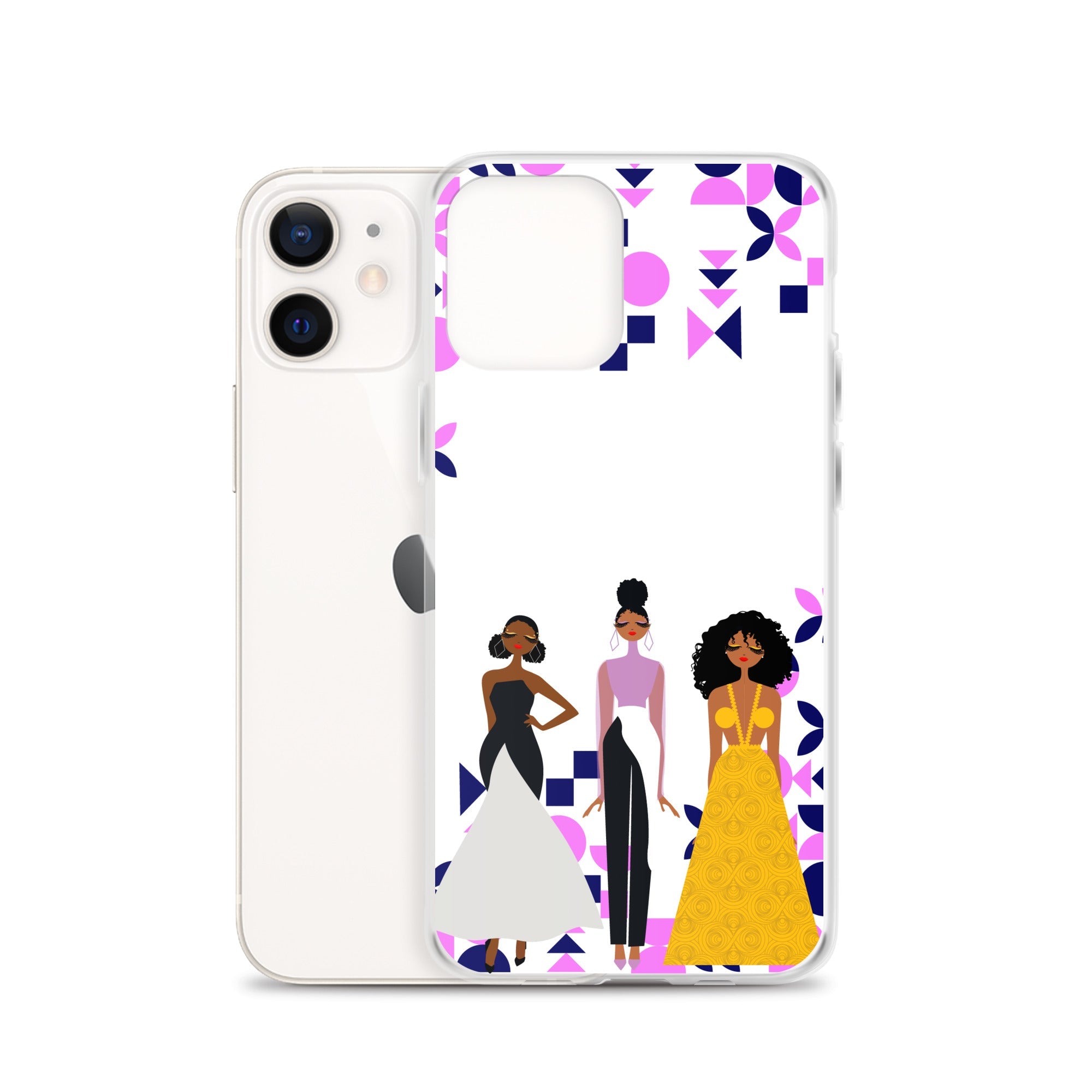 Triple Glamour Clear Case for iPhone®