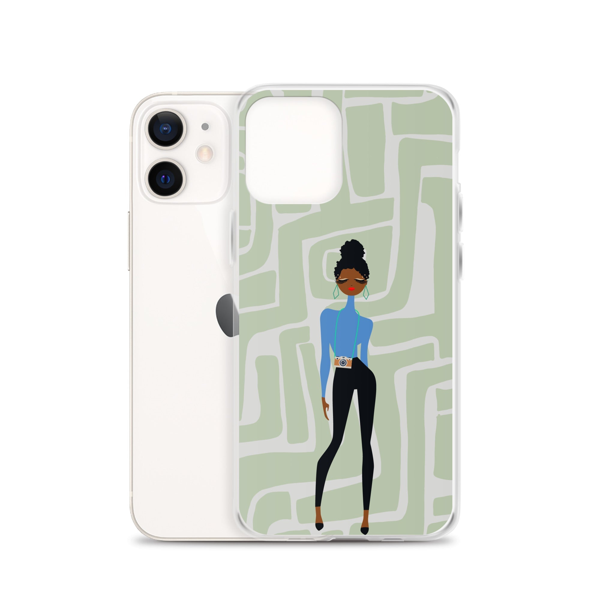 Bold Lashes Clear Case for iPhone®