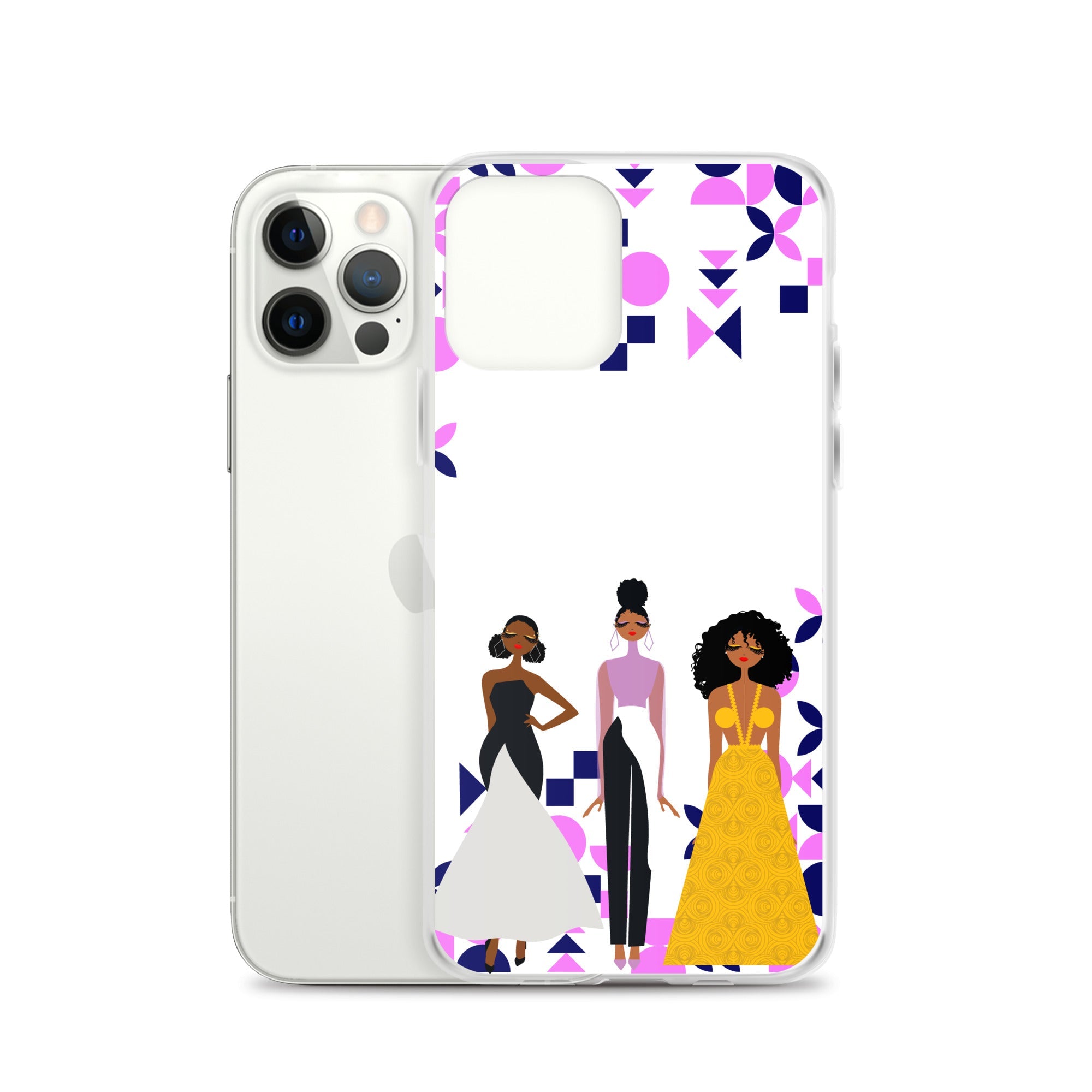 Triple Glamour Clear Case for iPhone®