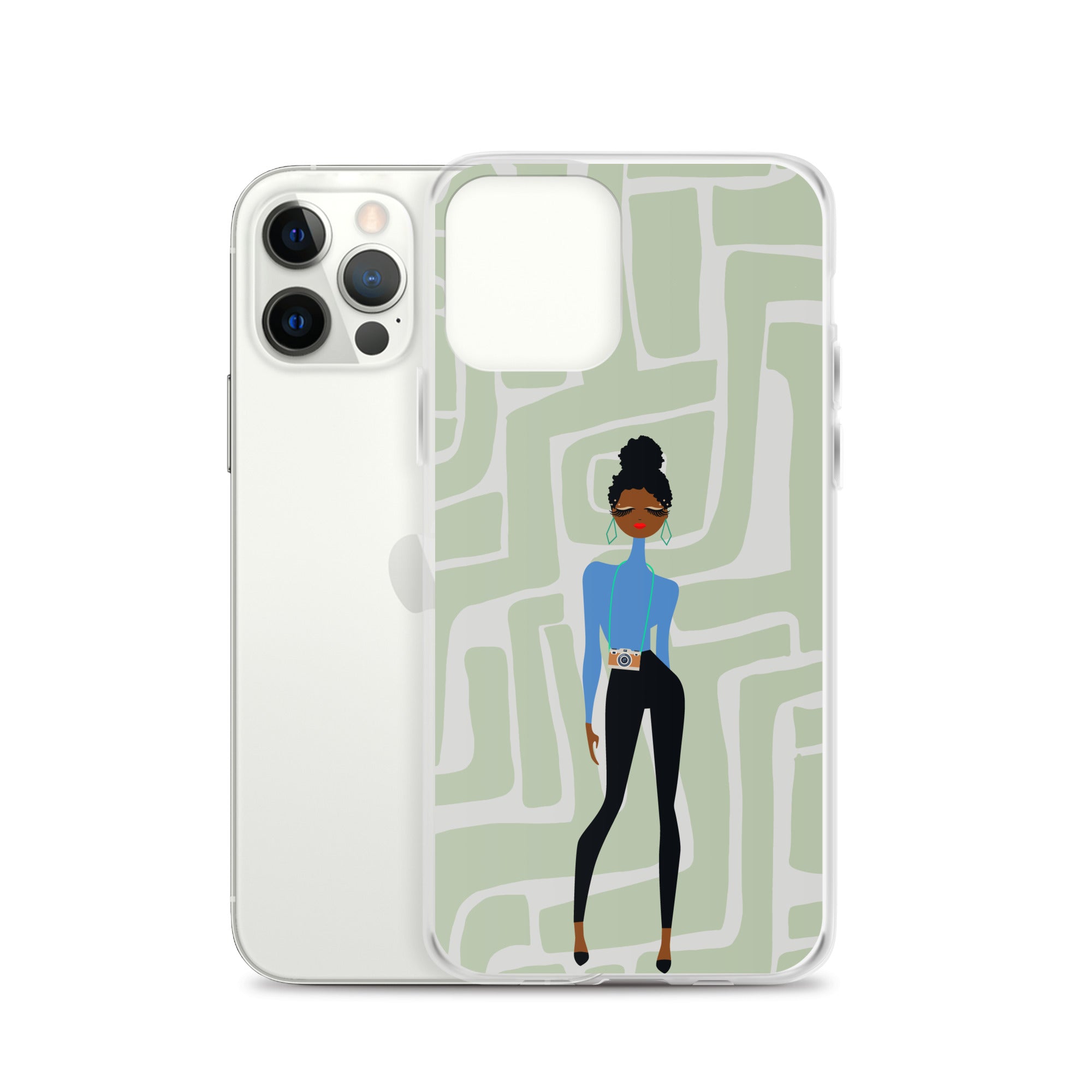 Bold Lashes Clear Case for iPhone®