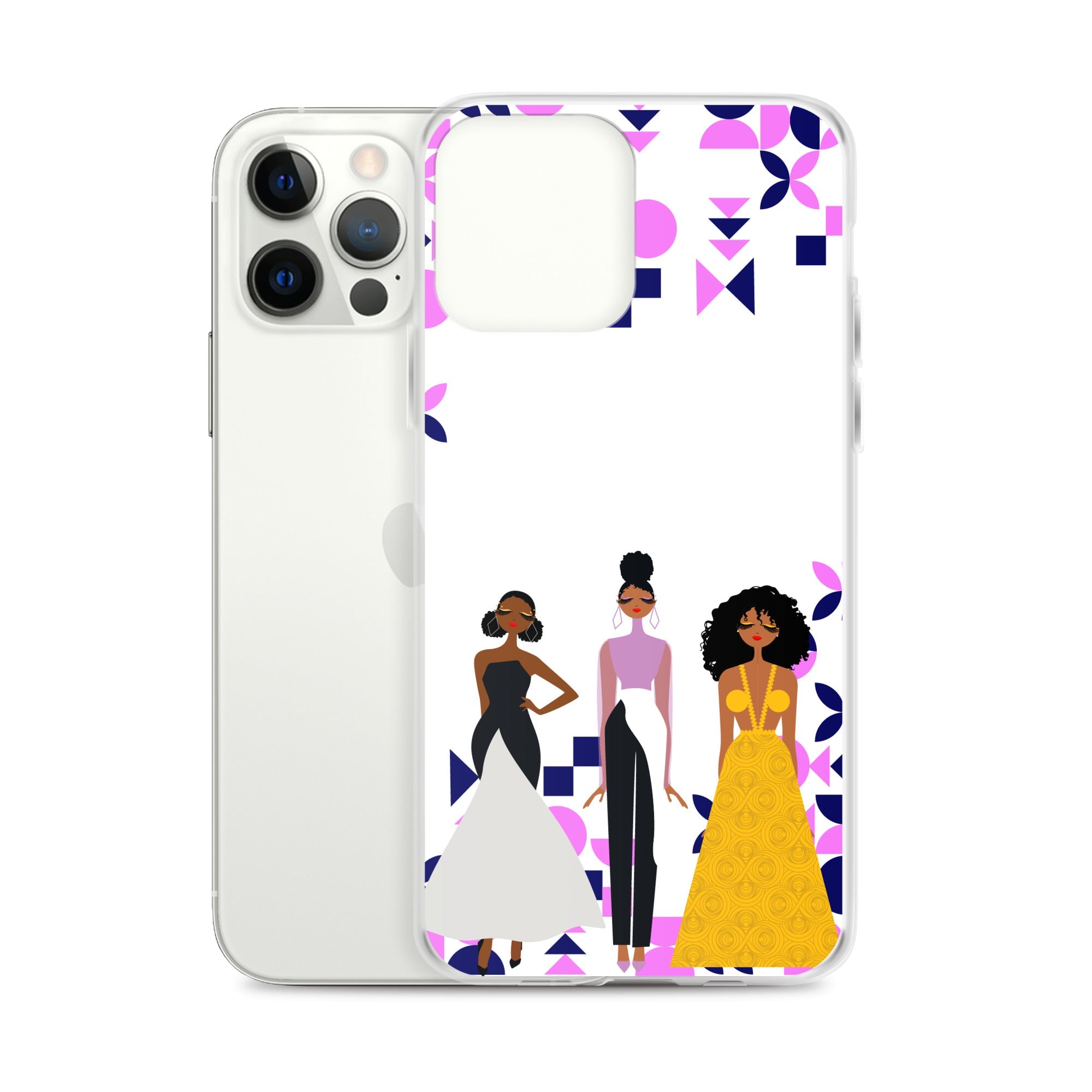 Triple Glamour Clear Case for iPhone®