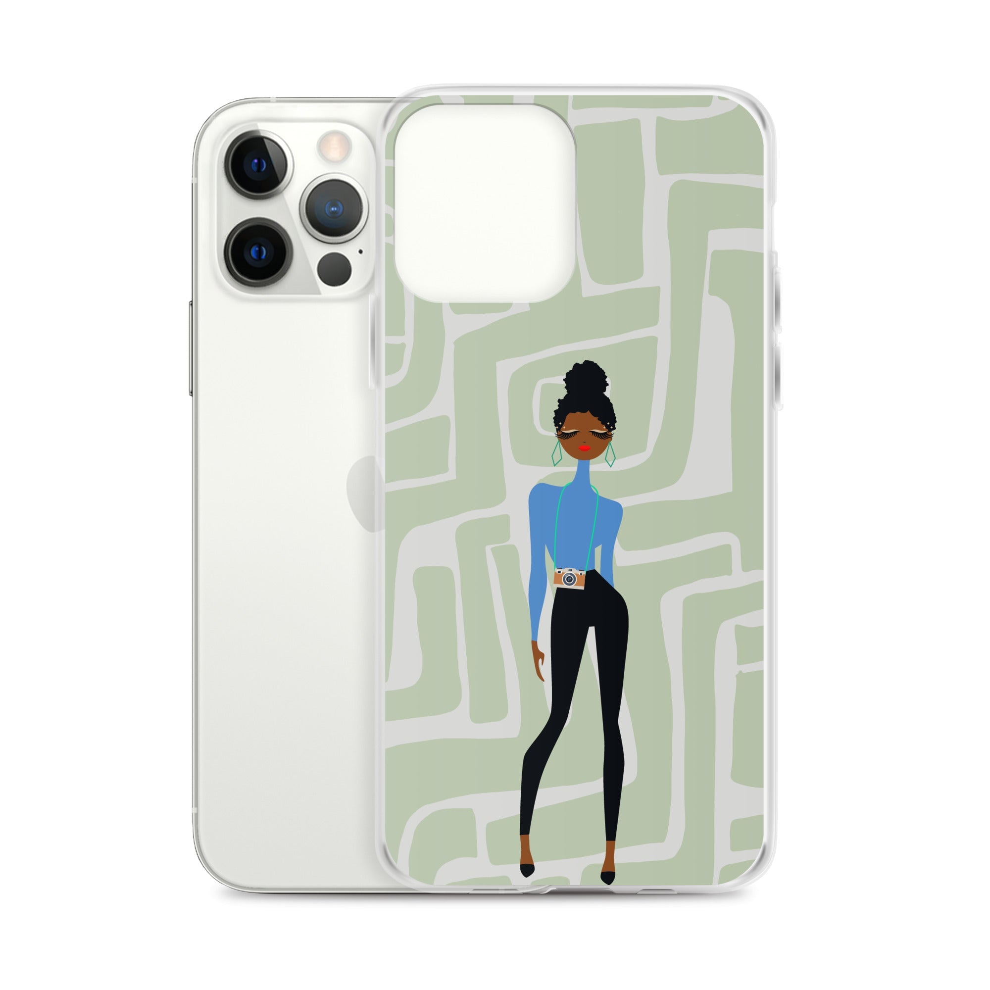 Bold Lashes Clear Case for iPhone®