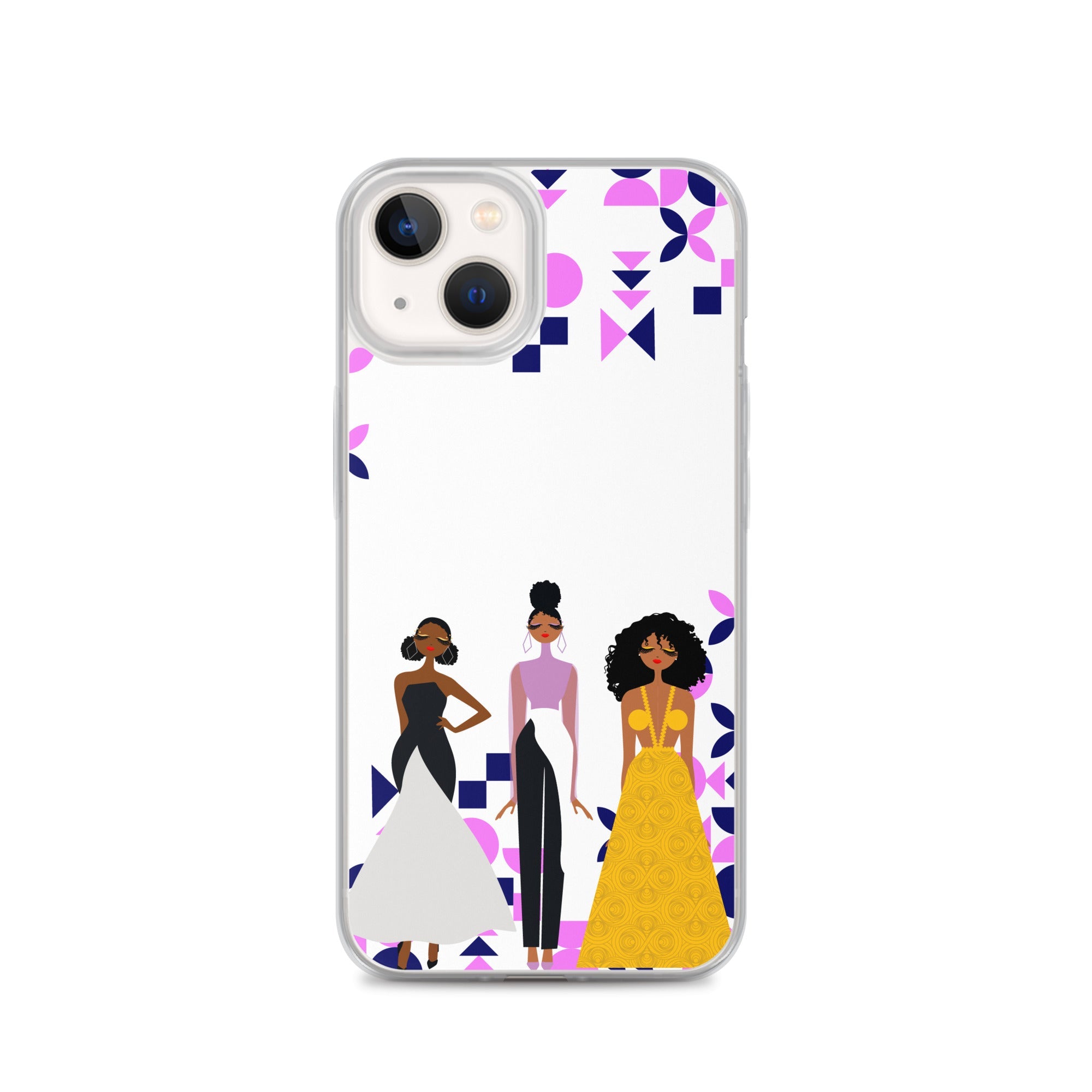 Triple Glamour Clear Case for iPhone®