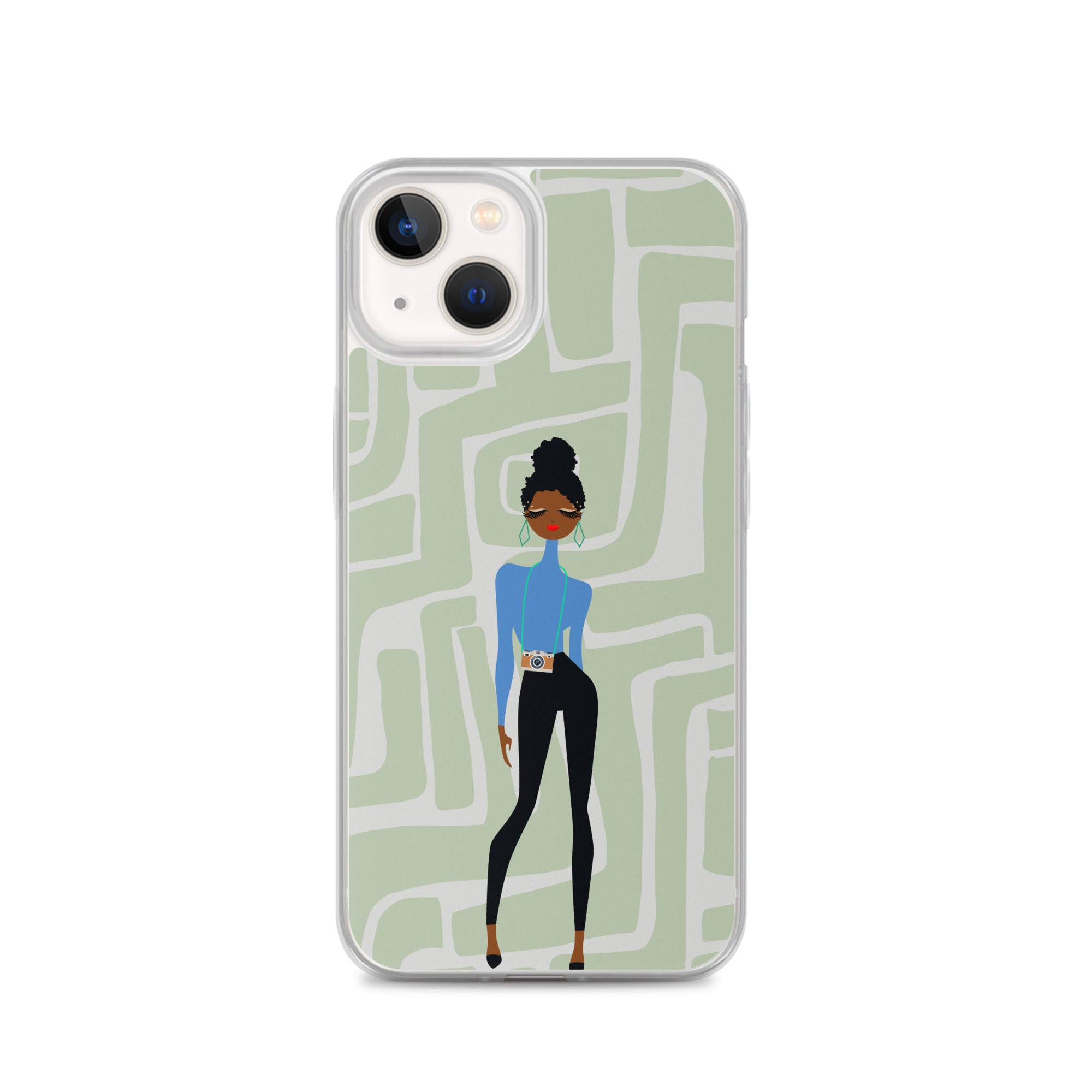Bold Lashes Clear Case for iPhone®