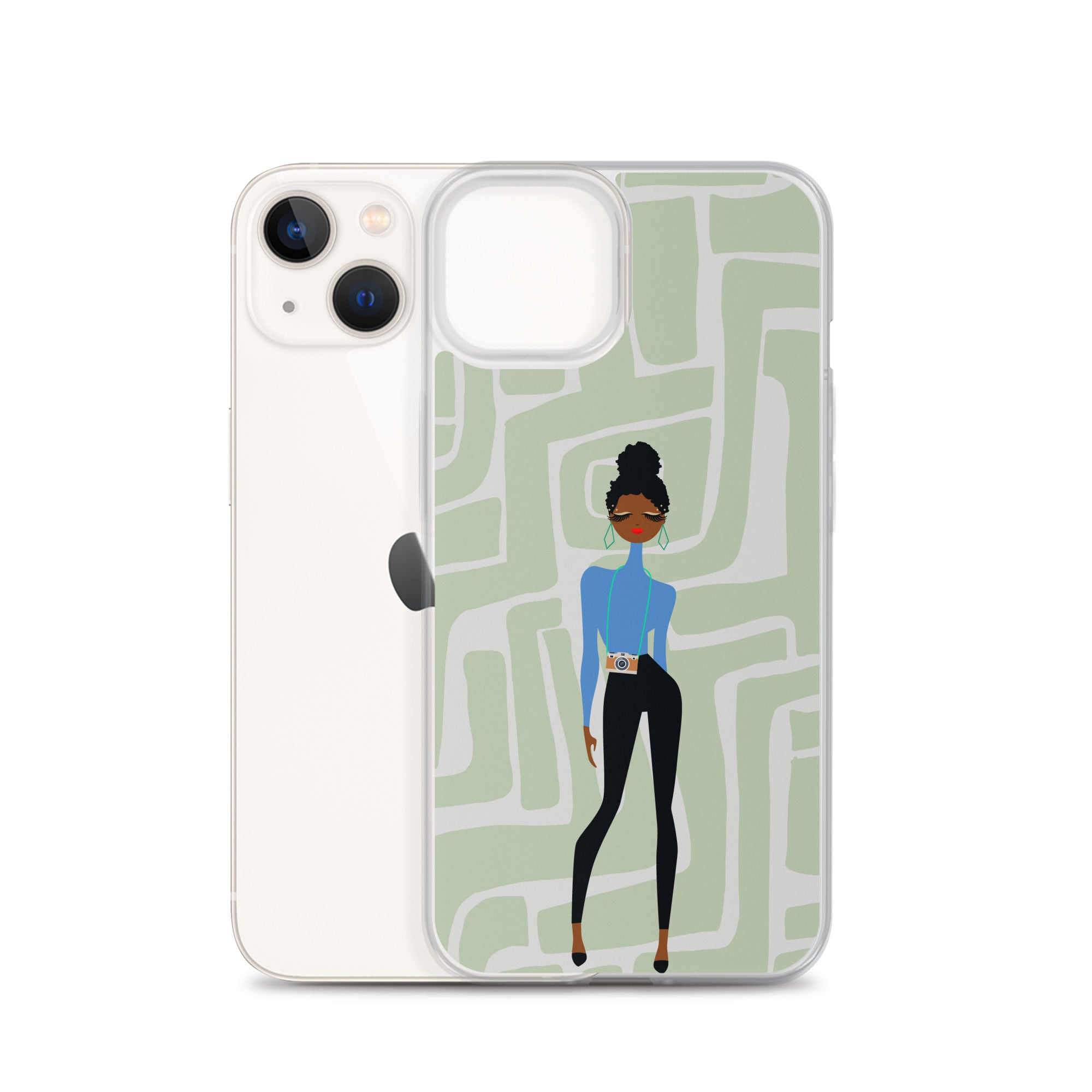 Bold Lashes Clear Case for iPhone®