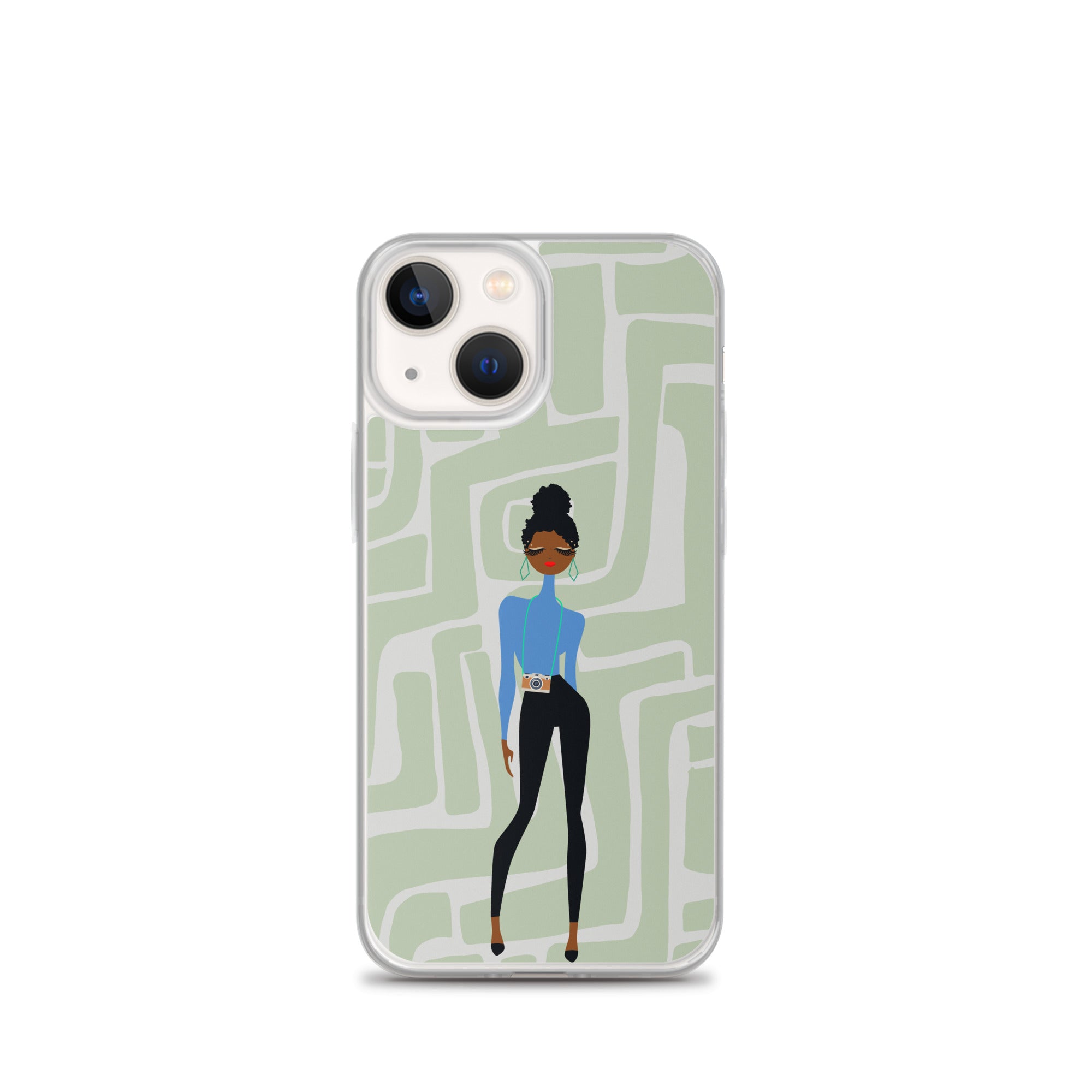 Bold Lashes Clear Case for iPhone®