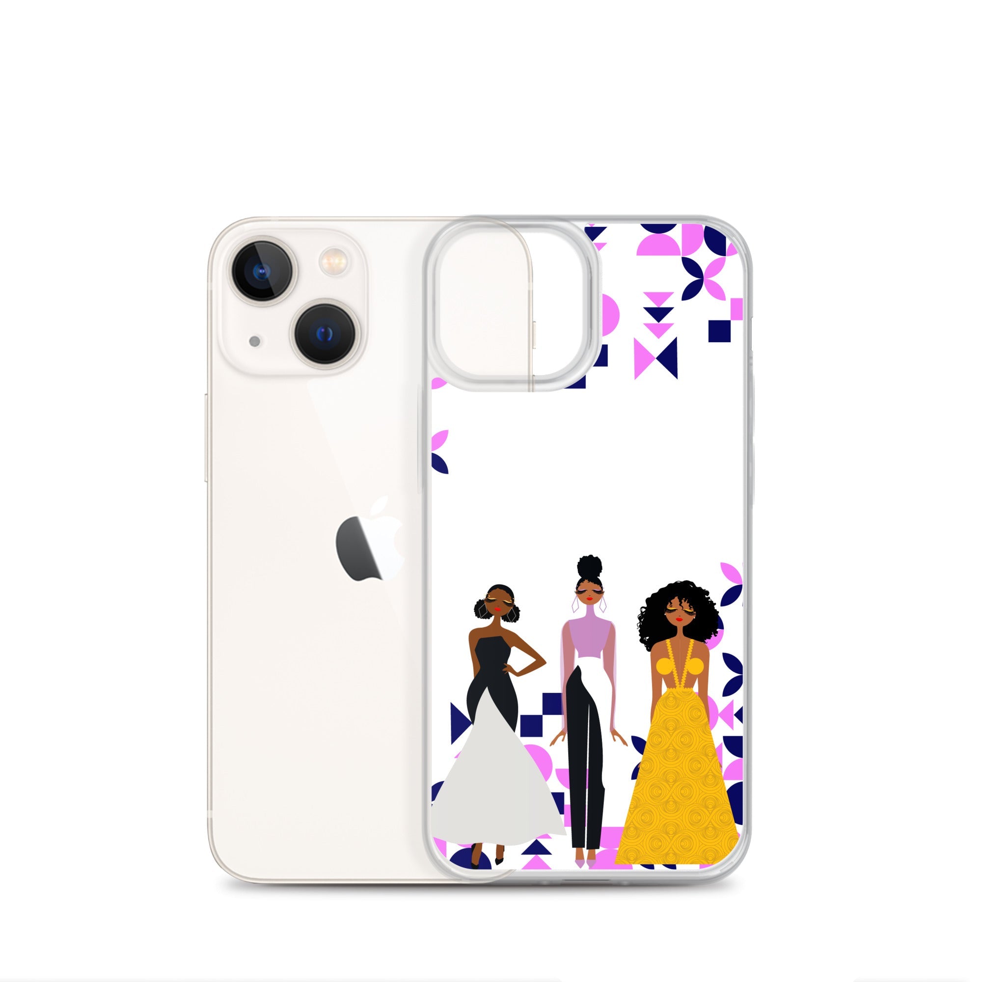 Triple Glamour Clear Case for iPhone®