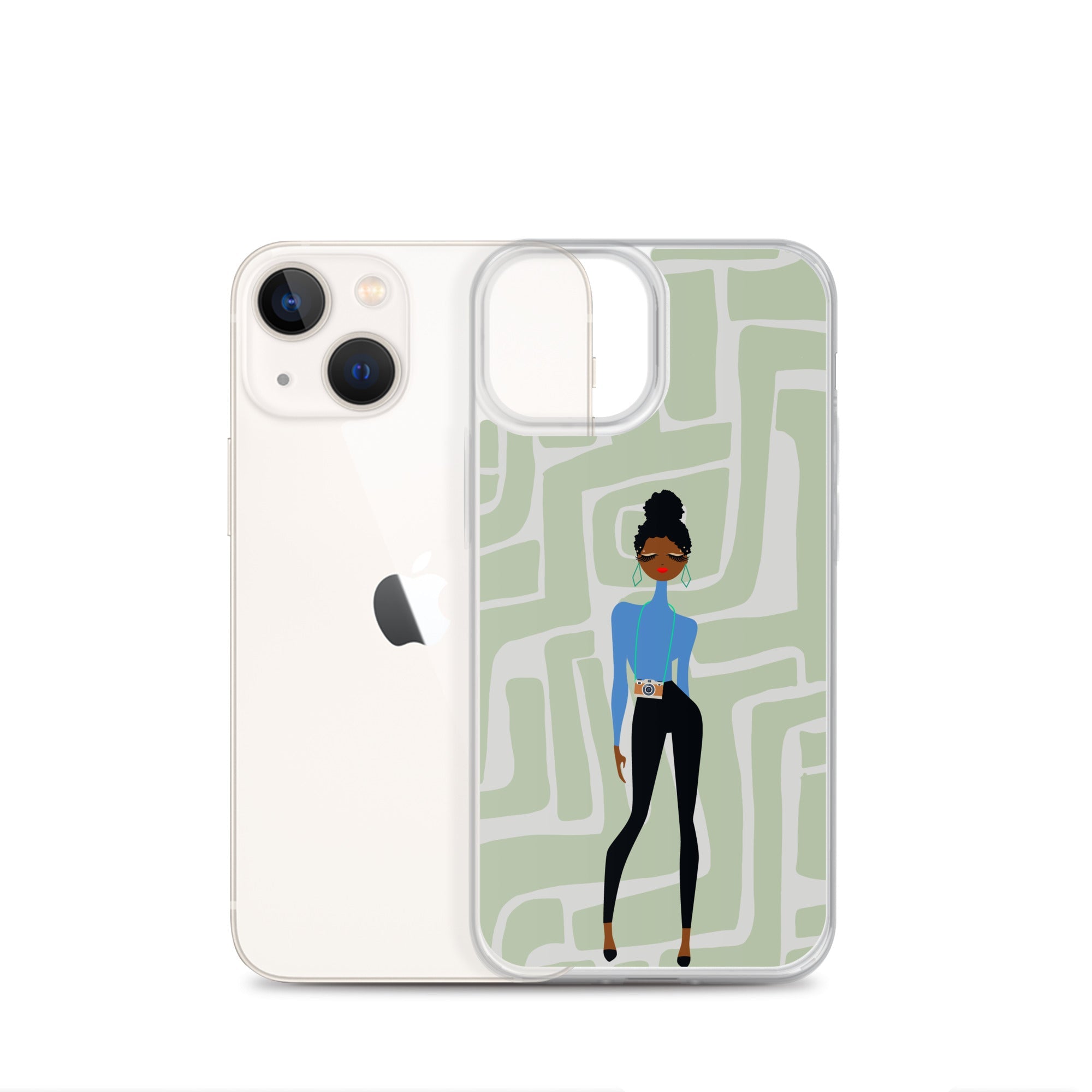 Bold Lashes Clear Case for iPhone®
