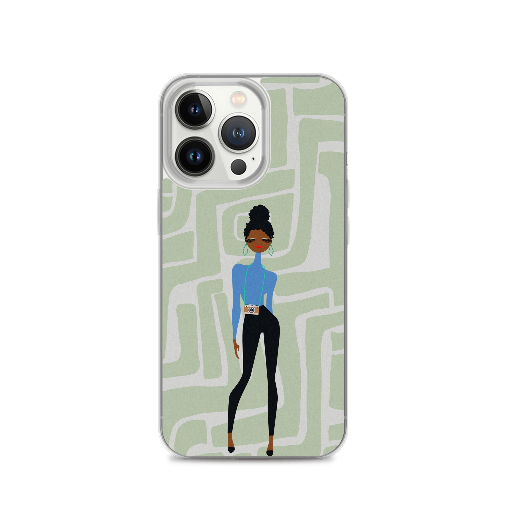 Bold Lashes Clear Case for iPhone®