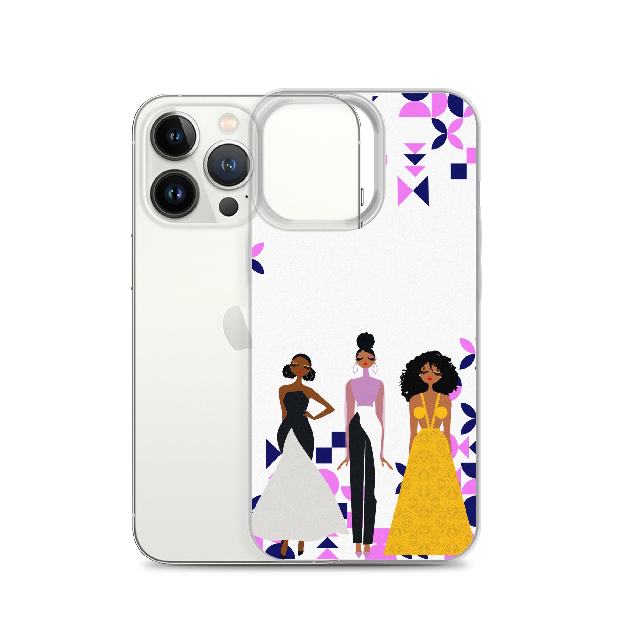 Triple Glamour Clear Case for iPhone®