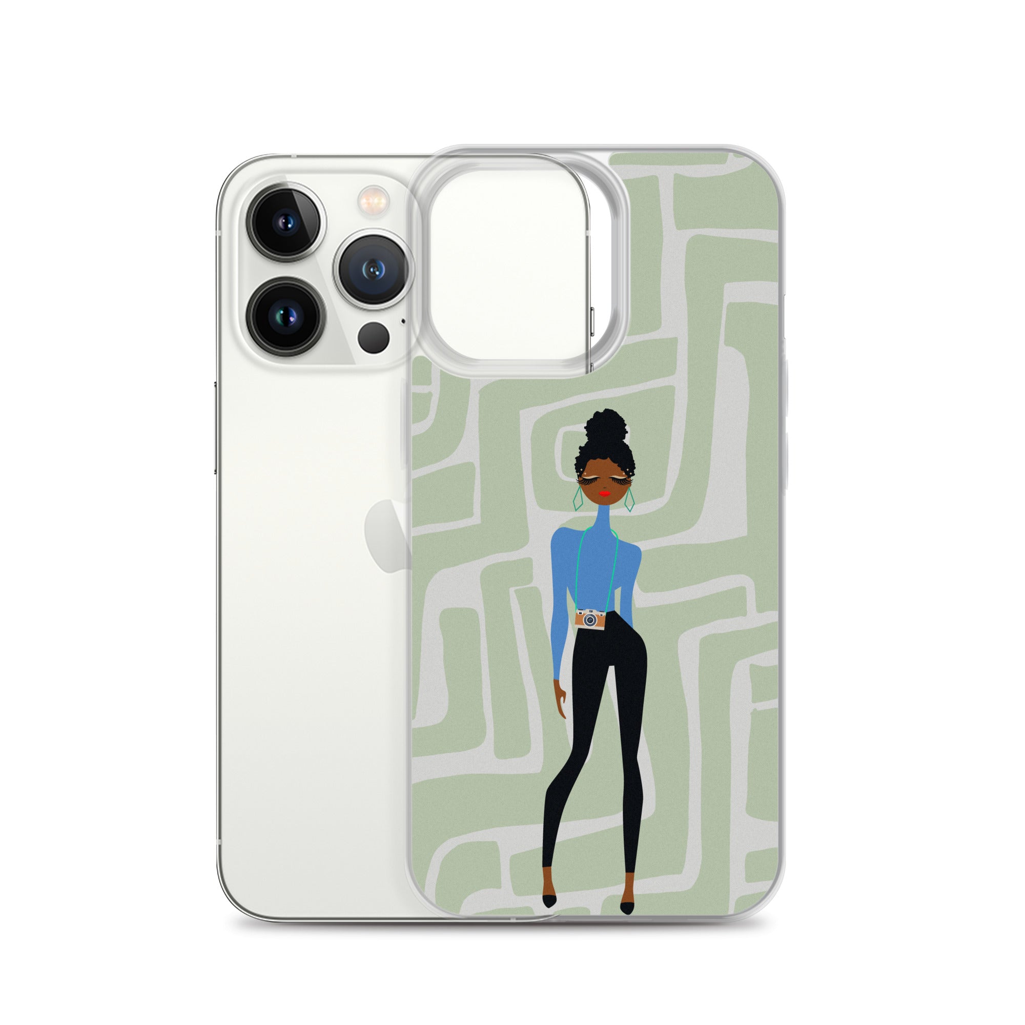 Bold Lashes Clear Case for iPhone®