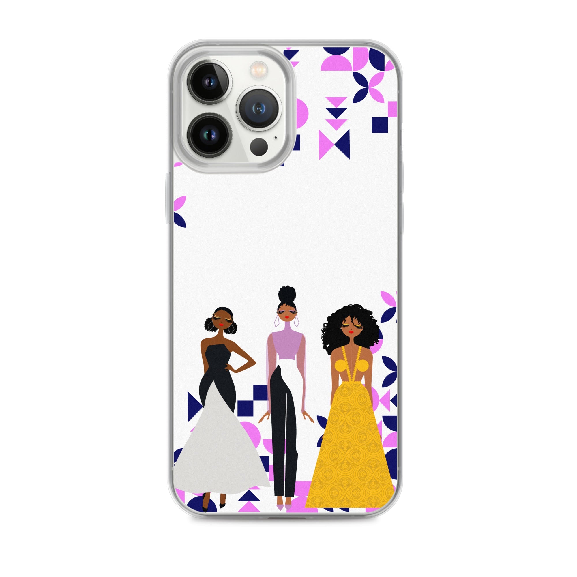 Triple Glamour Clear Case for iPhone®