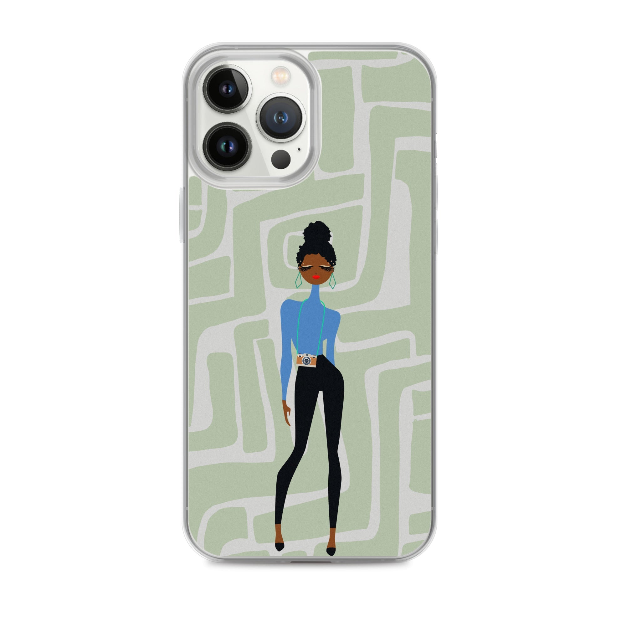 Bold Lashes Clear Case for iPhone®