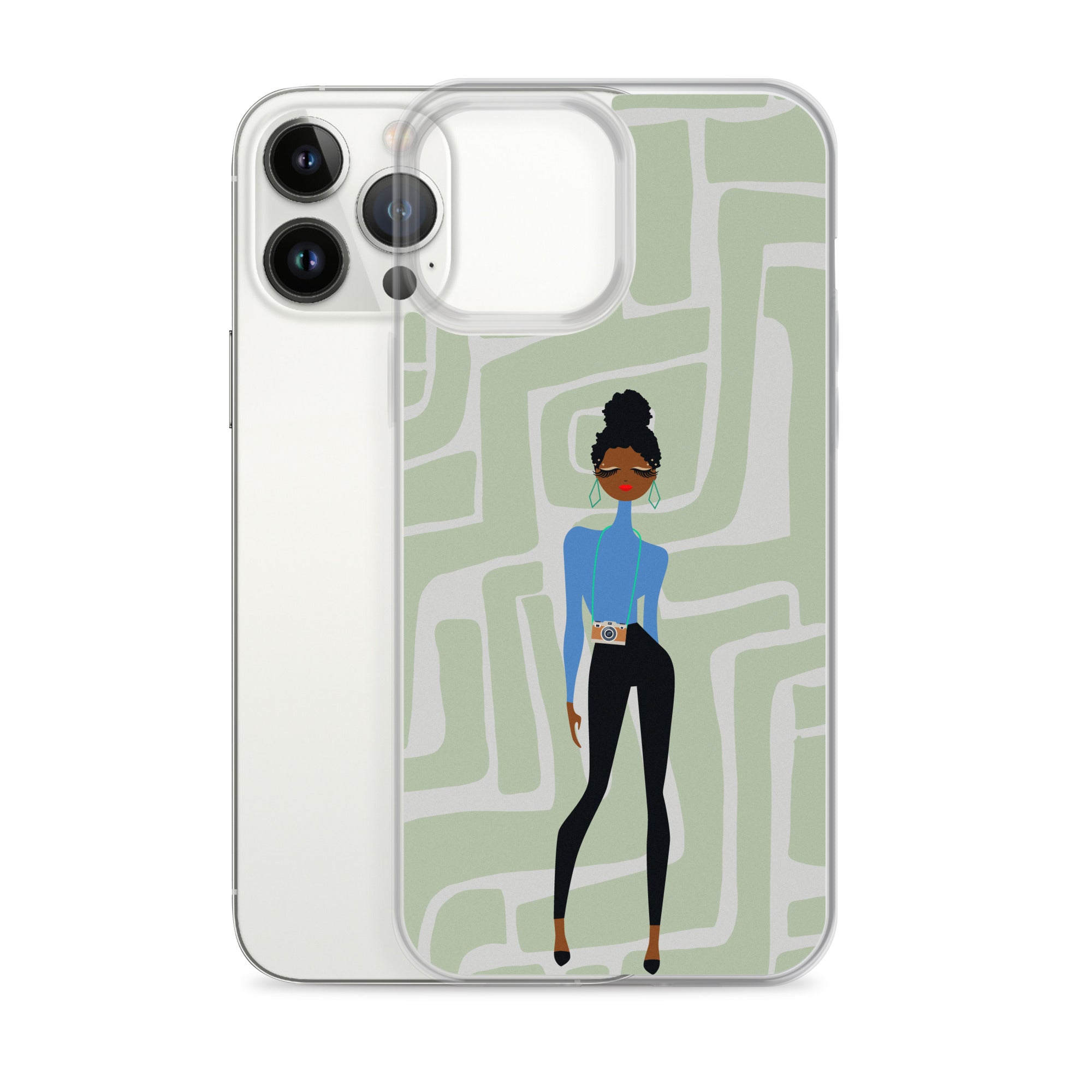 Bold Lashes Clear Case for iPhone®