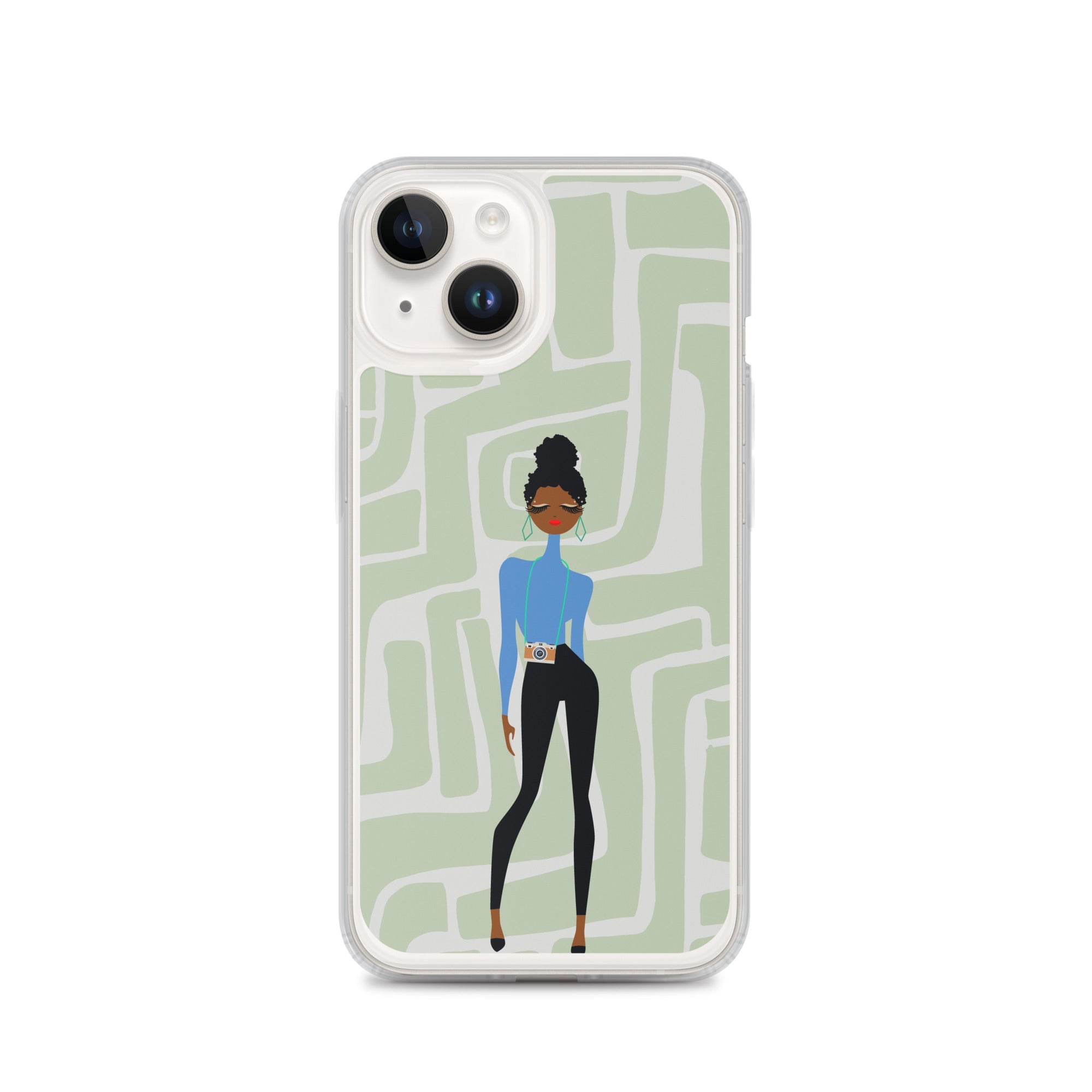 Bold Lashes Clear Case for iPhone®