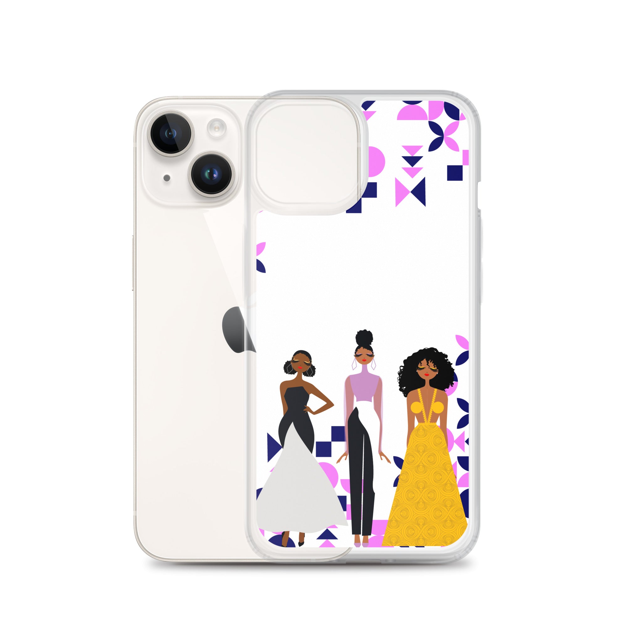 Triple Glamour Clear Case for iPhone®