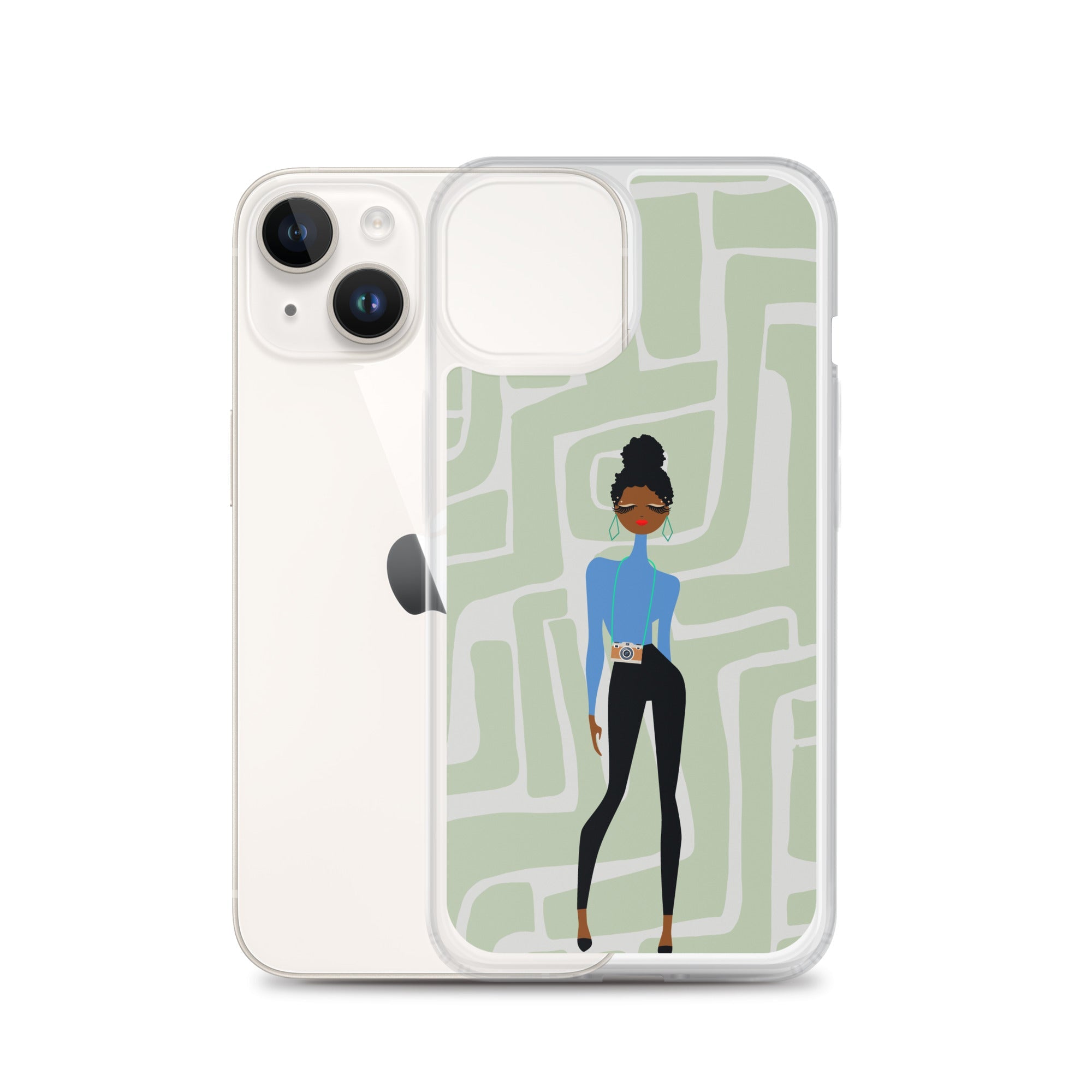 Bold Lashes Clear Case for iPhone®