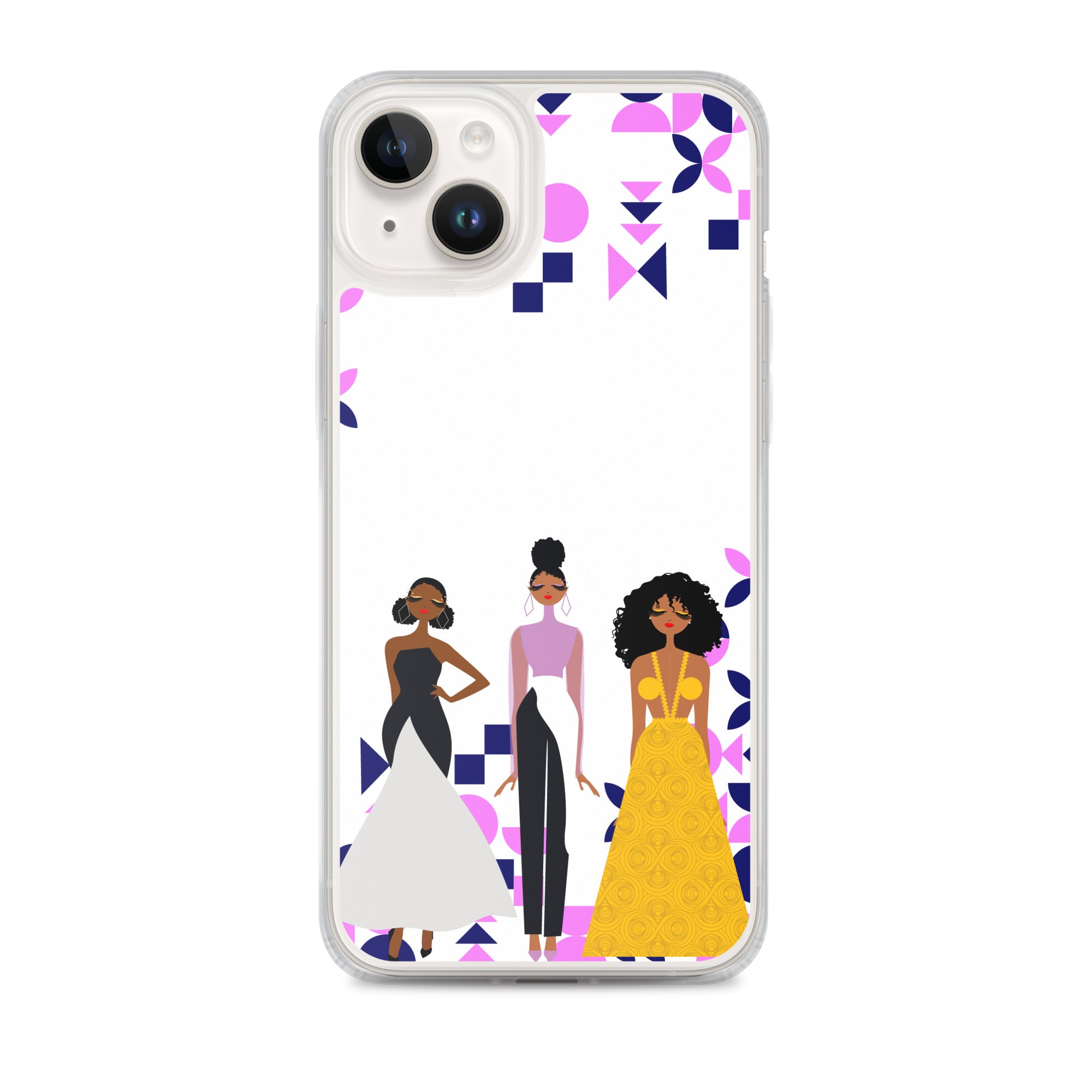 Triple Glamour Clear Case for iPhone®