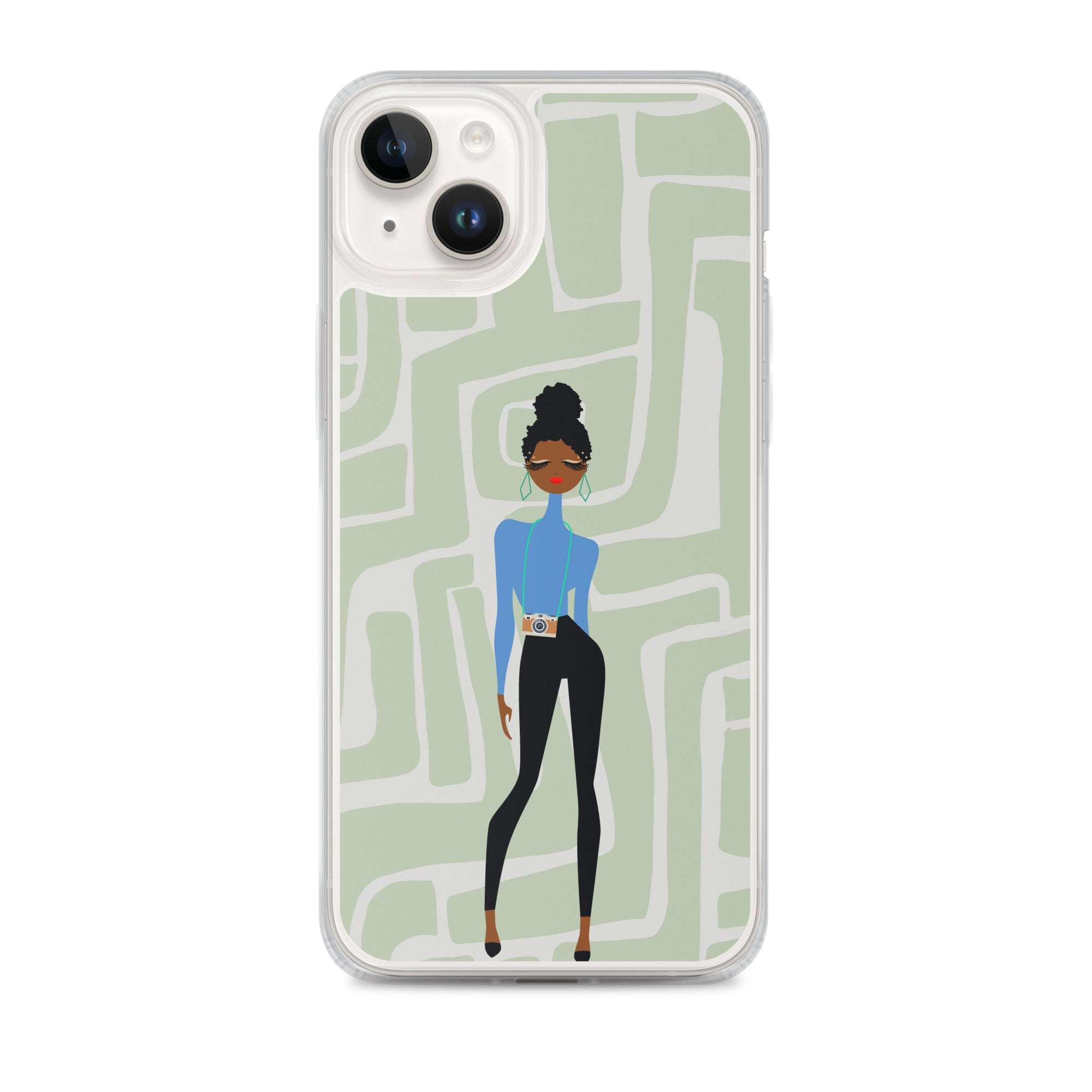 Bold Lashes Clear Case for iPhone®