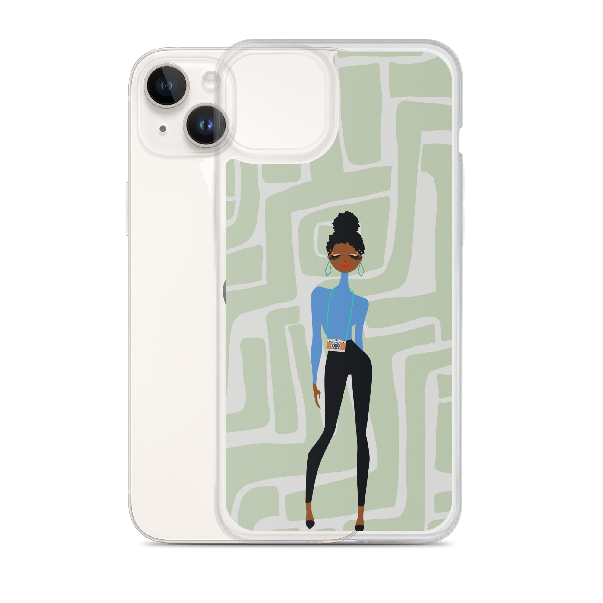 Bold Lashes Clear Case for iPhone®