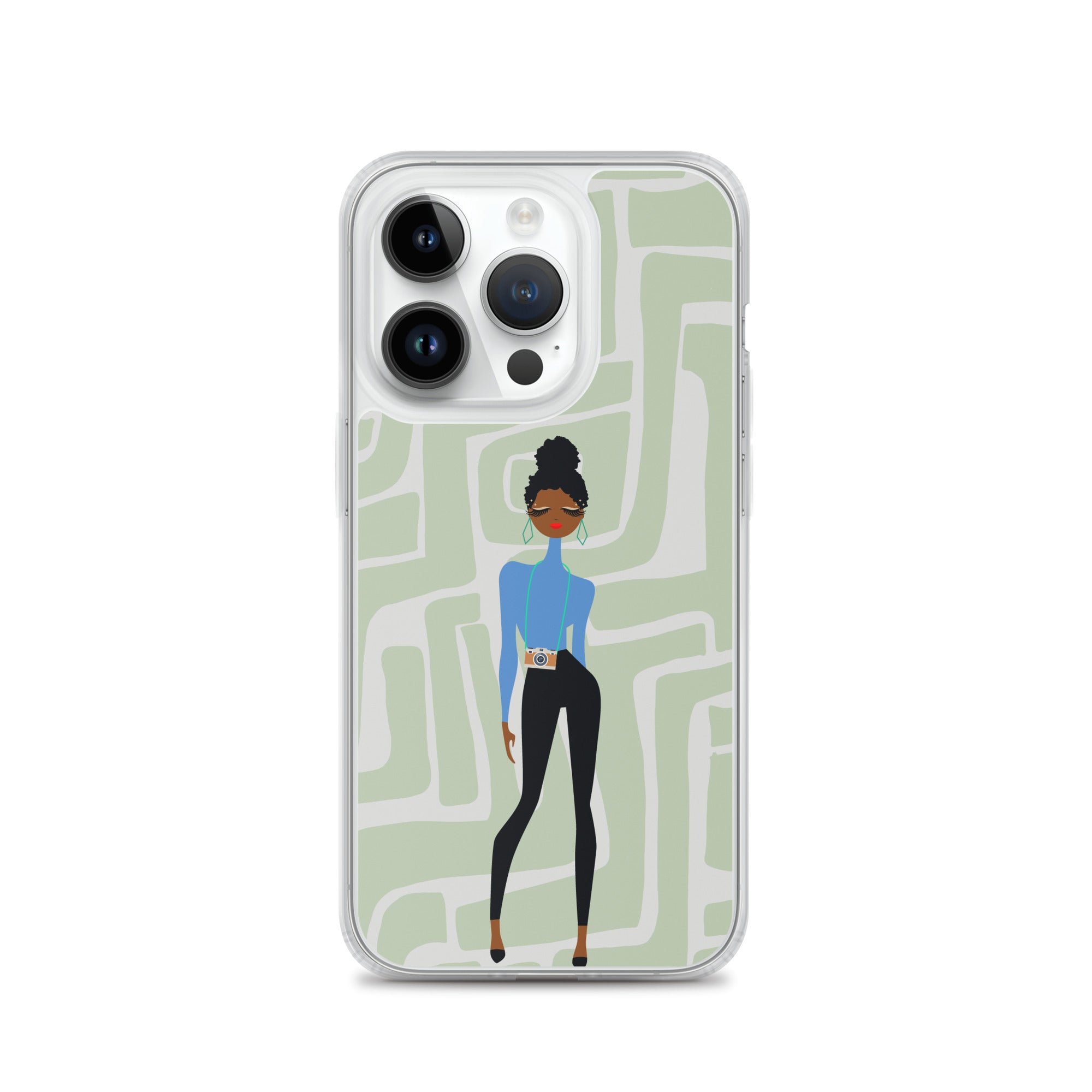 Bold Lashes Clear Case for iPhone®