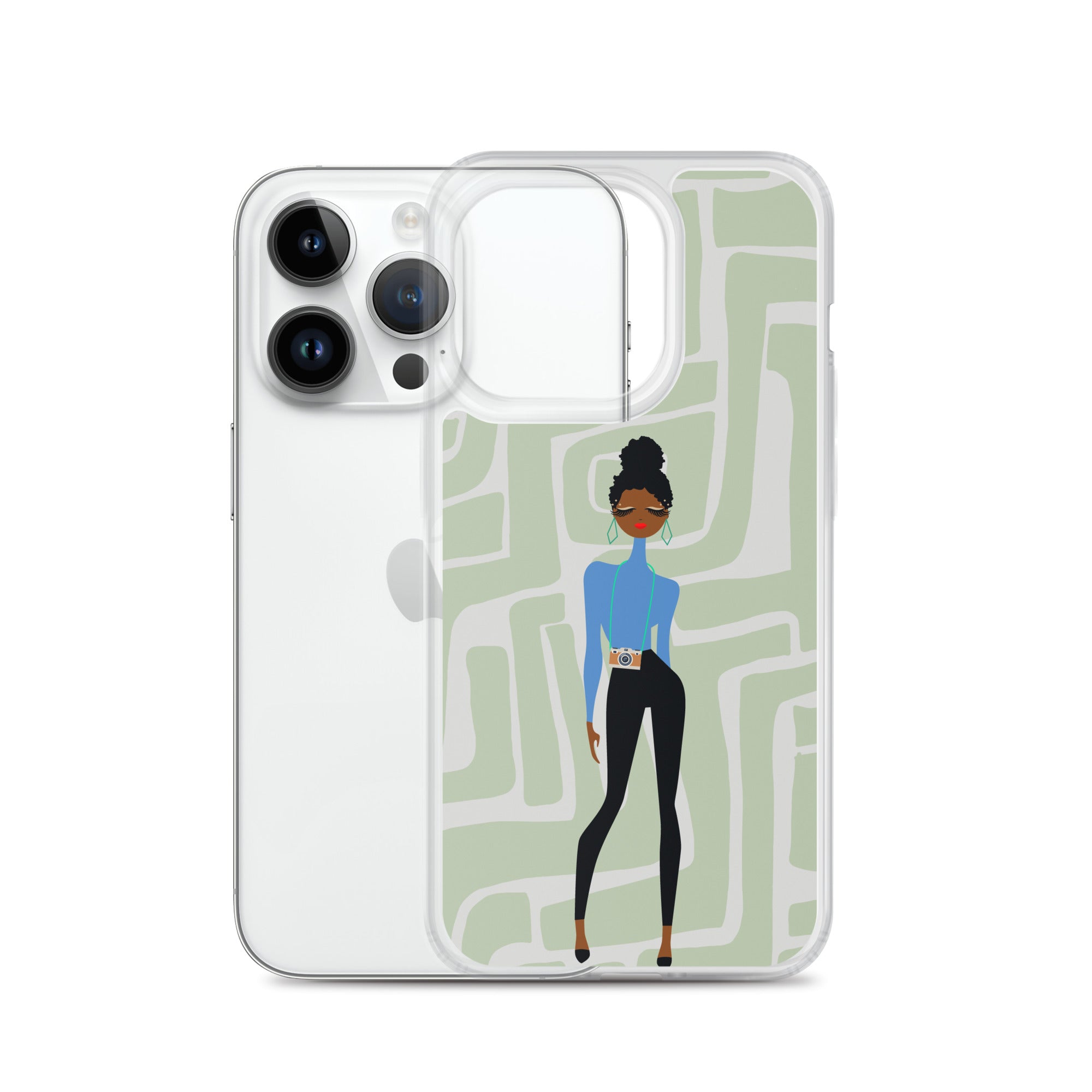 Bold Lashes Clear Case for iPhone®