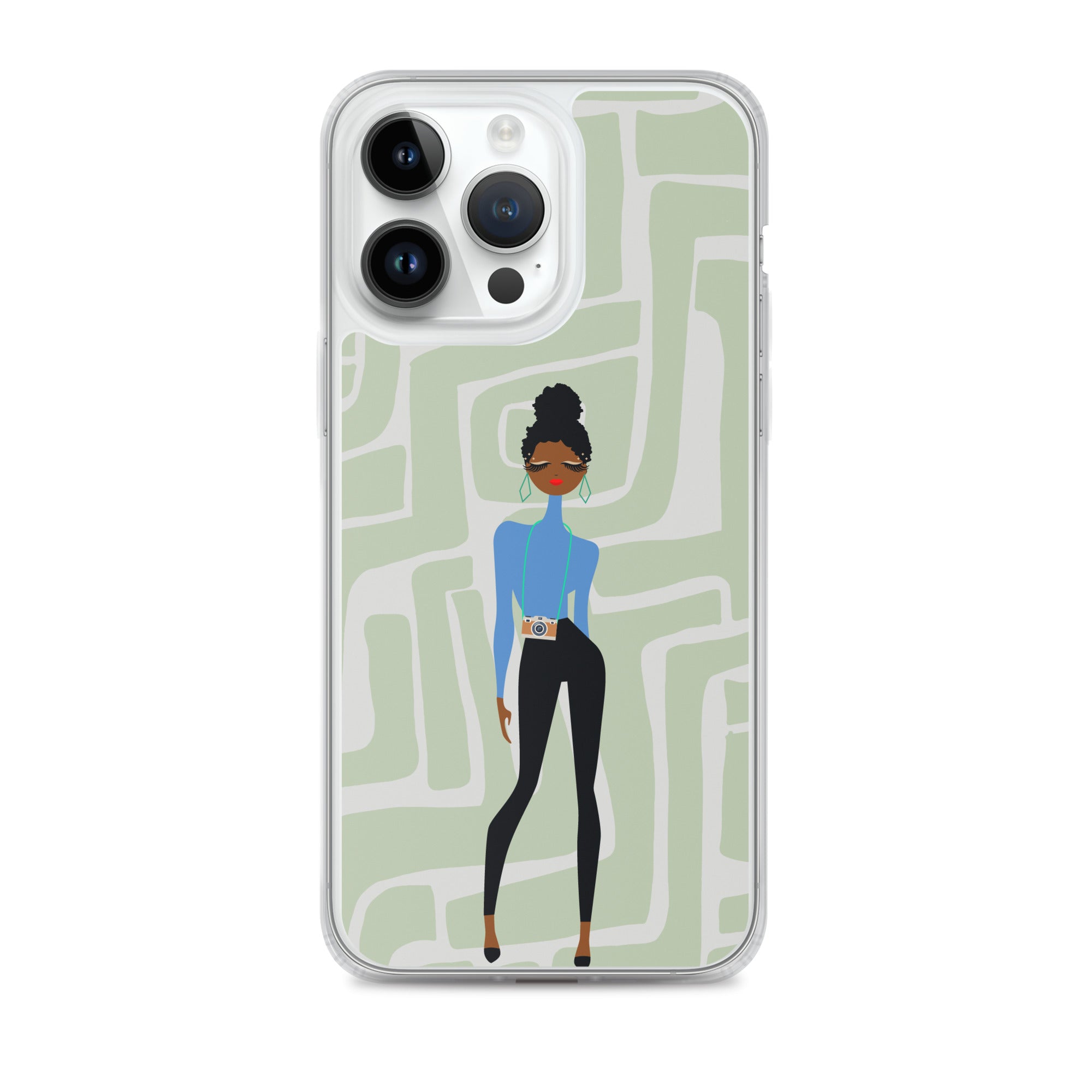 Bold Lashes Clear Case for iPhone®