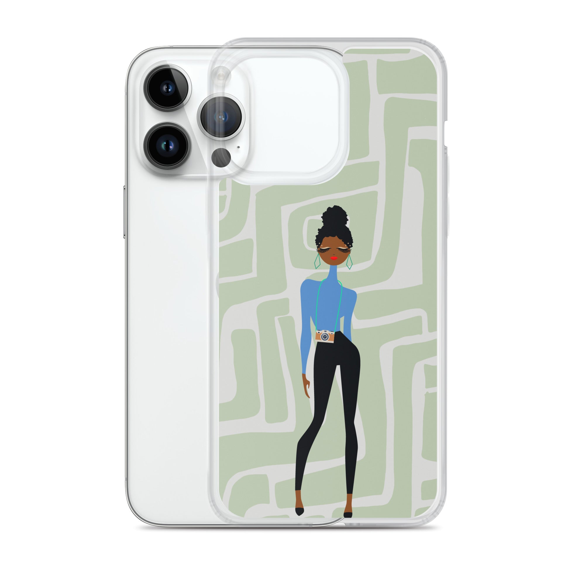 Bold Lashes Clear Case for iPhone®
