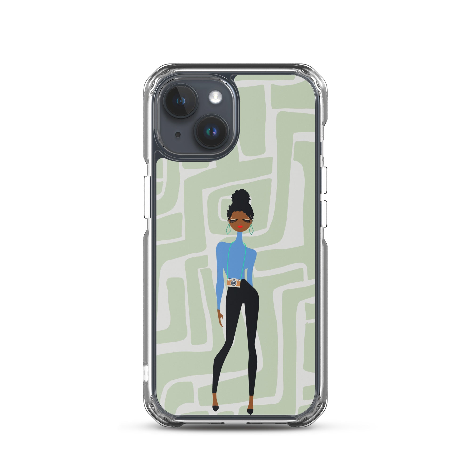 Bold Lashes Clear Case for iPhone®