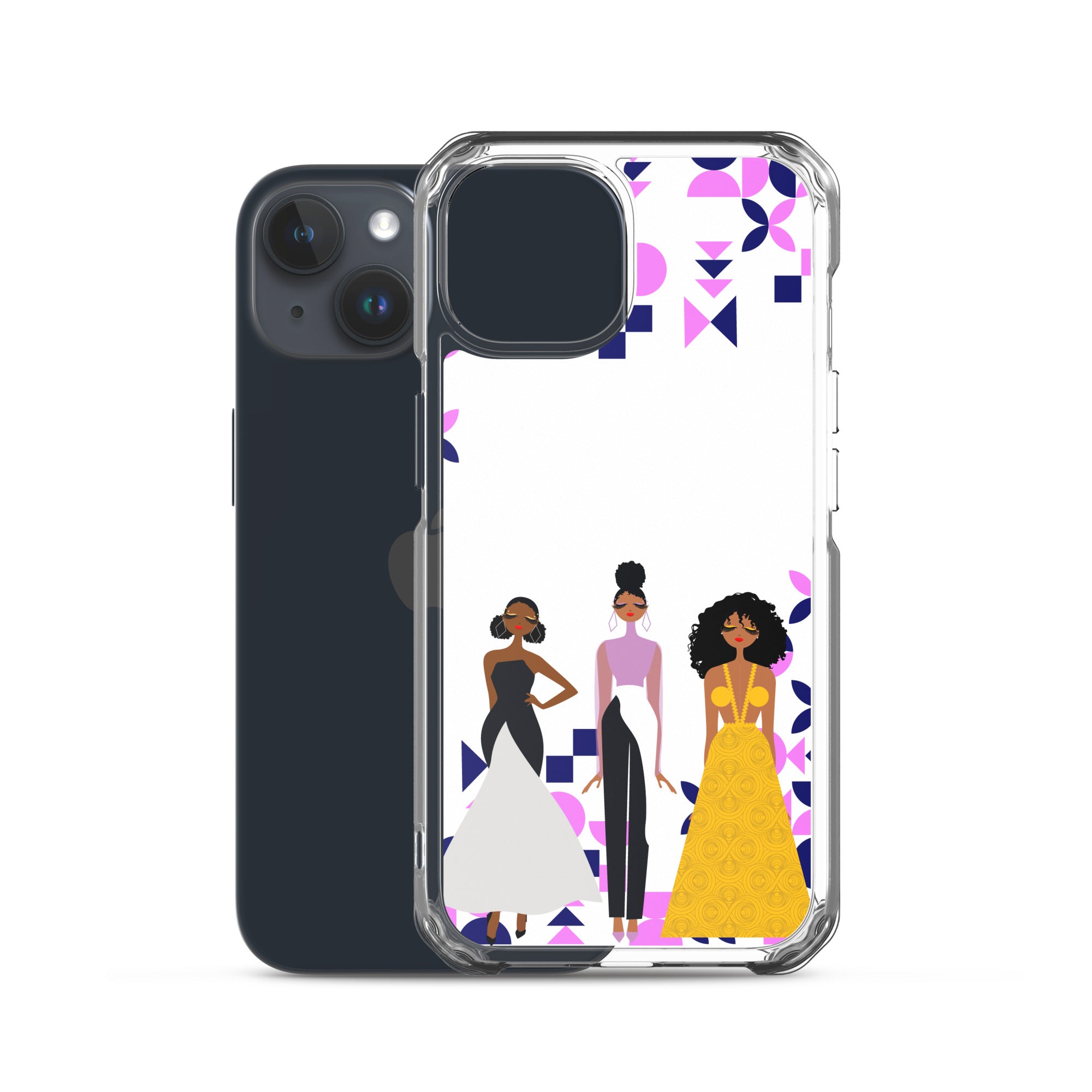 Triple Glamour Clear Case for iPhone®