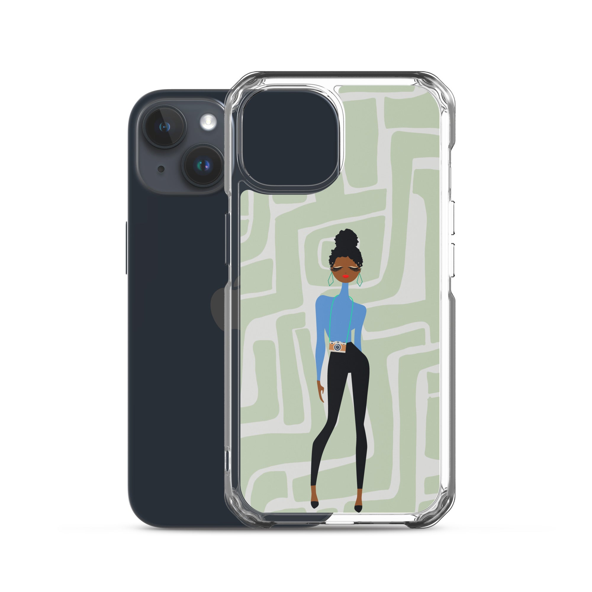 Bold Lashes Clear Case for iPhone®