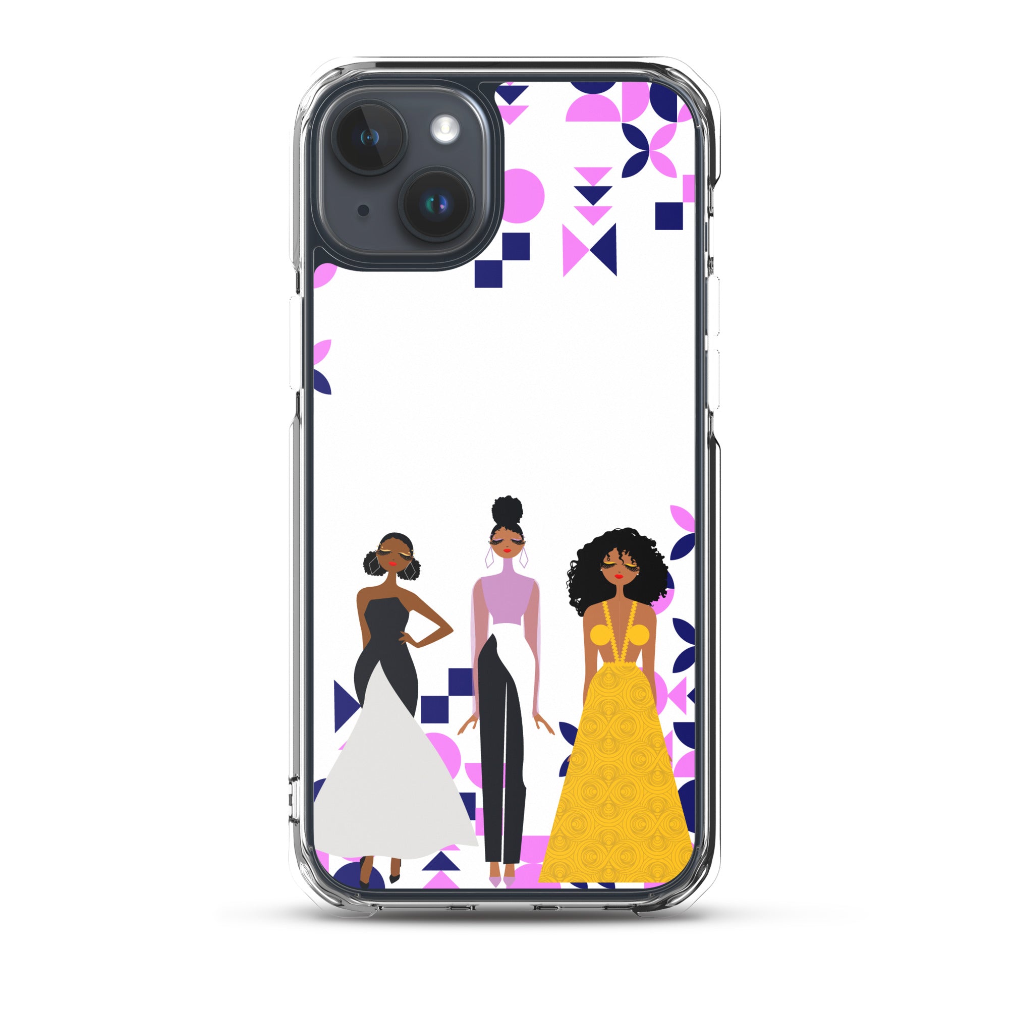 Triple Glamour Clear Case for iPhone®