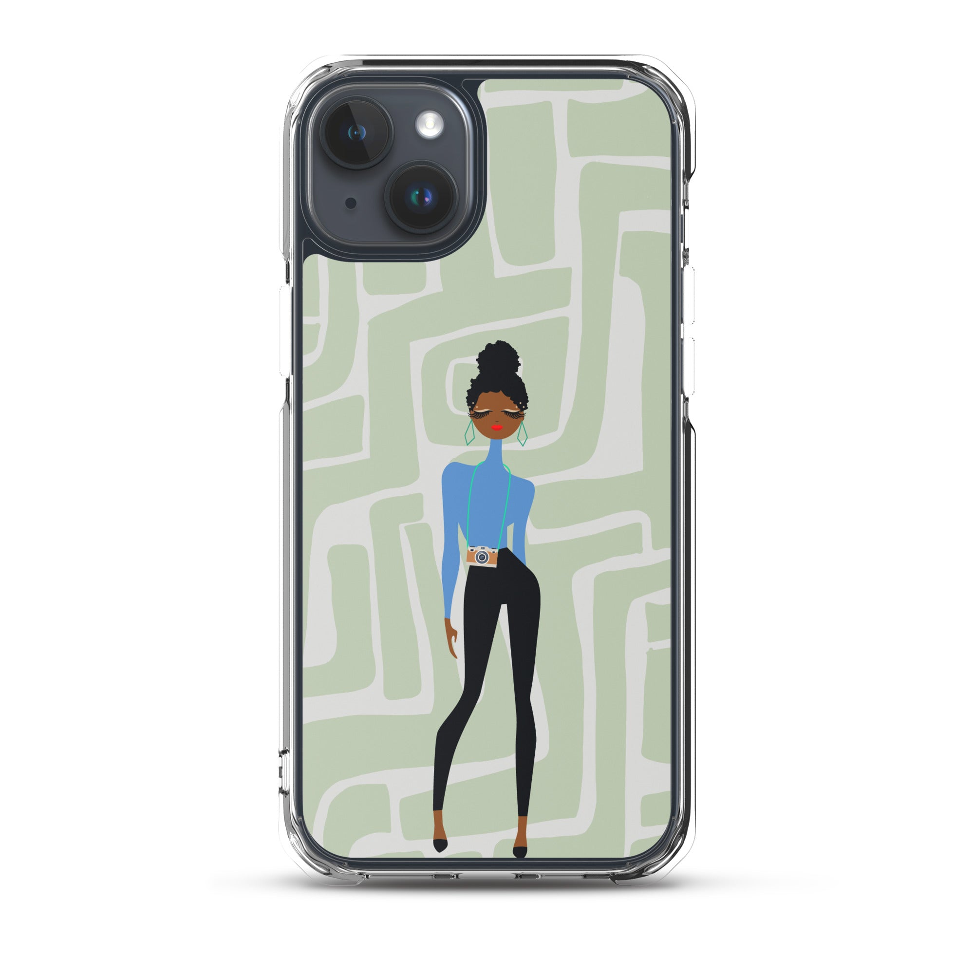 Bold Lashes Clear Case for iPhone®