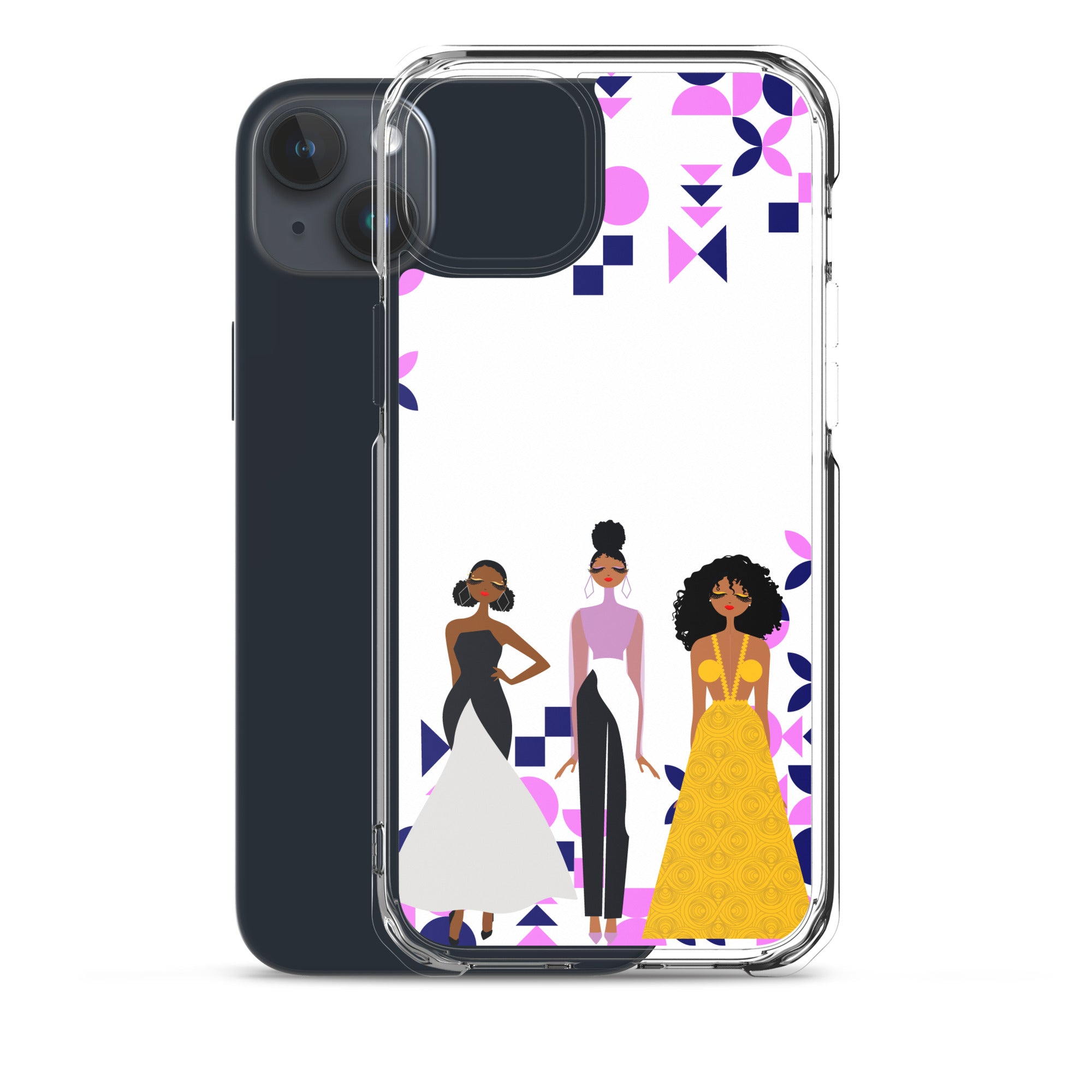 Triple Glamour Clear Case for iPhone®