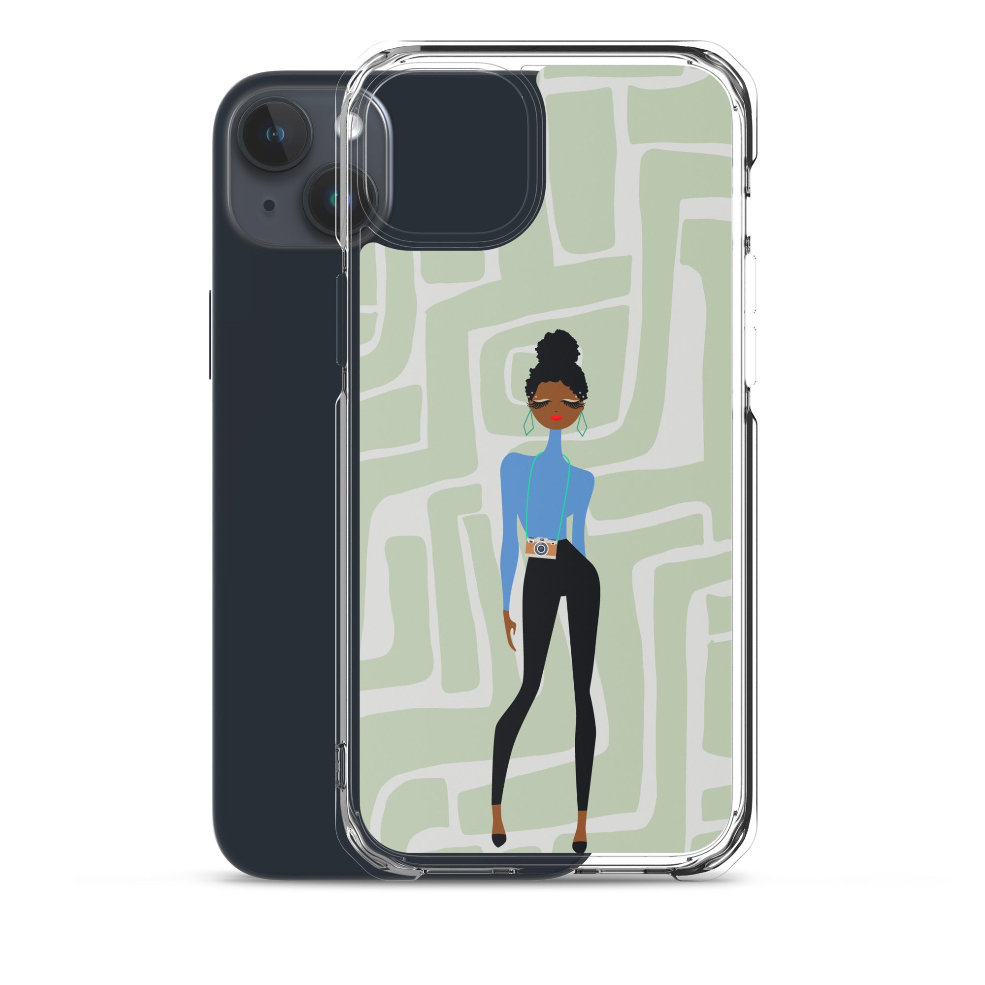 Bold Lashes Clear Case for iPhone®