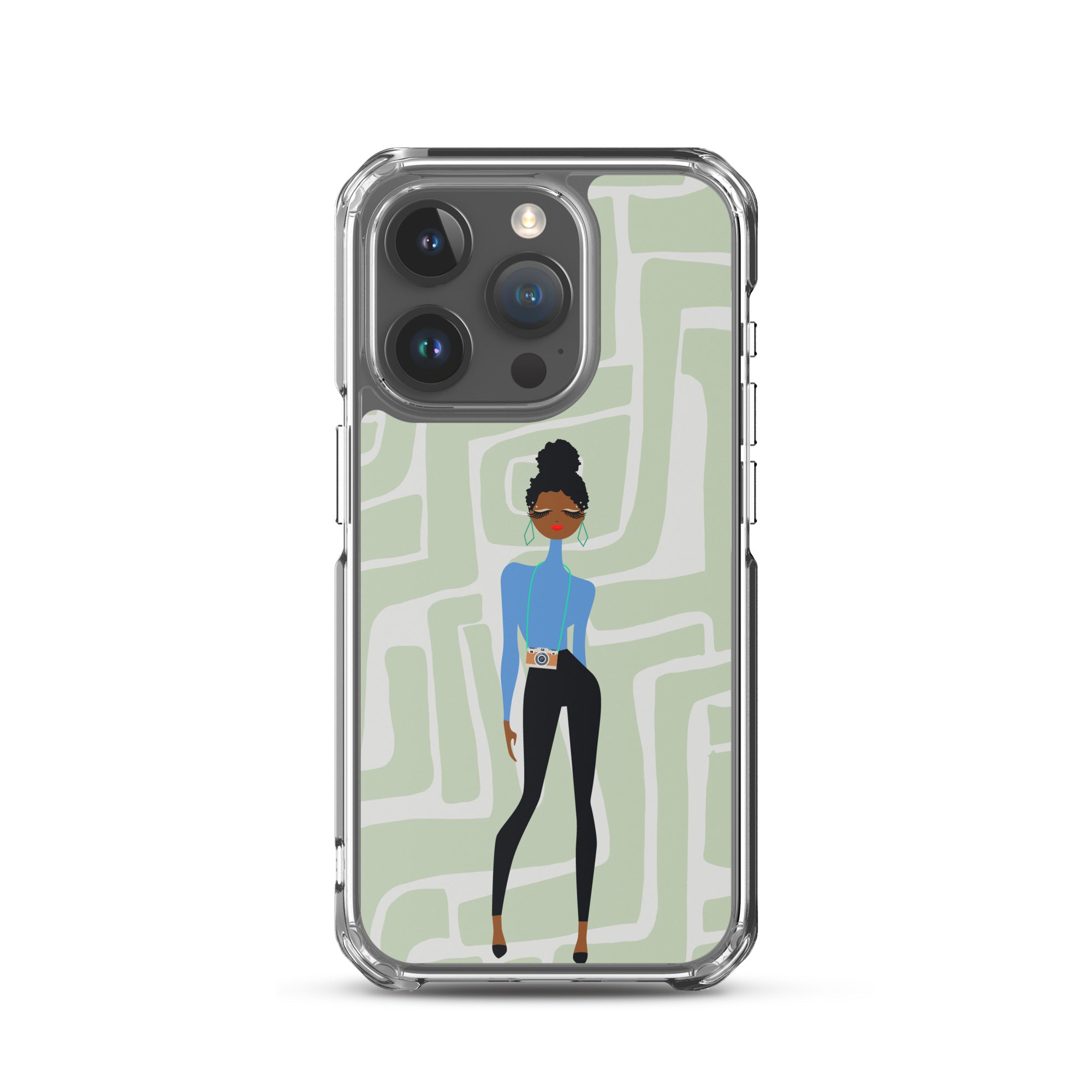 Bold Lashes Clear Case for iPhone®