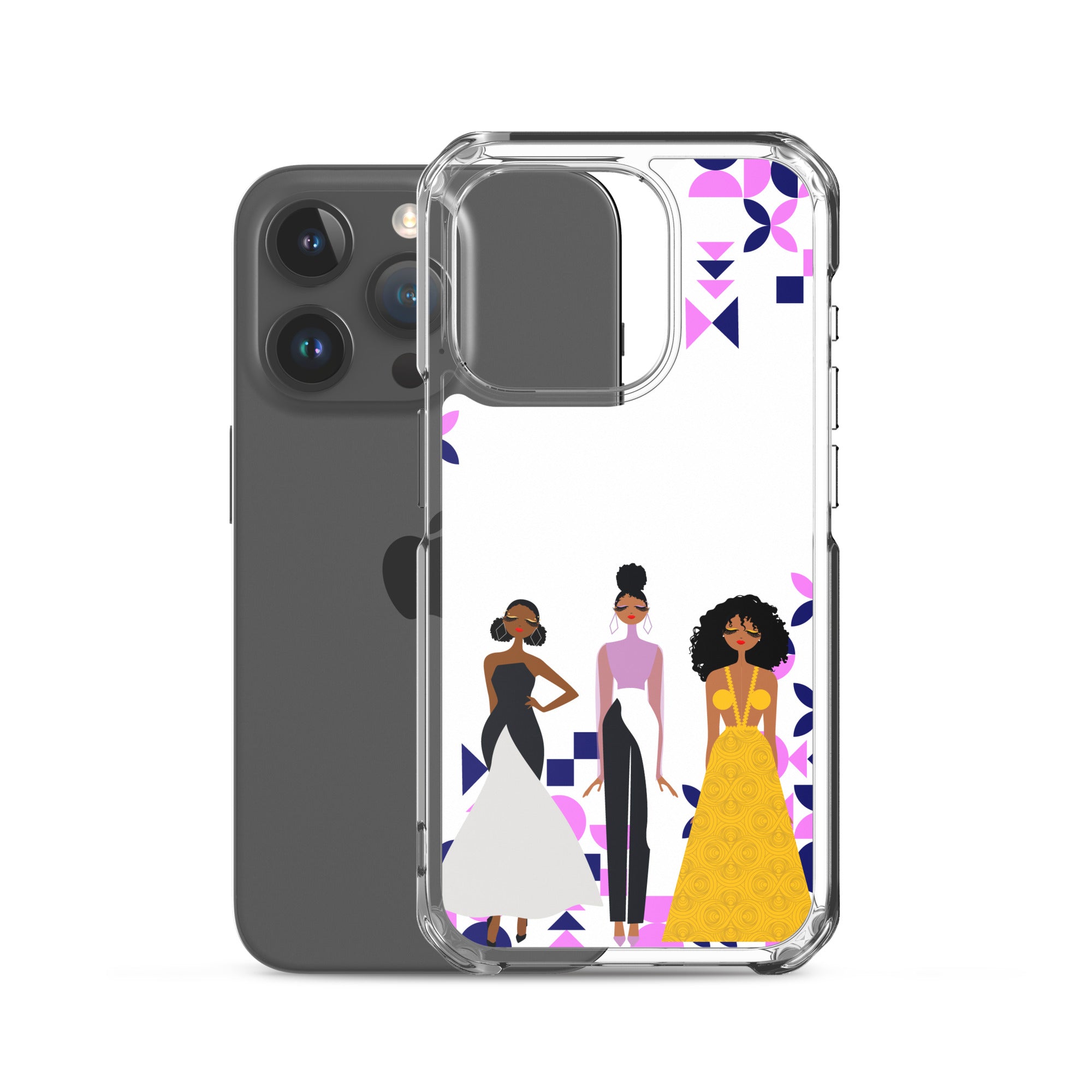 Triple Glamour Clear Case for iPhone®