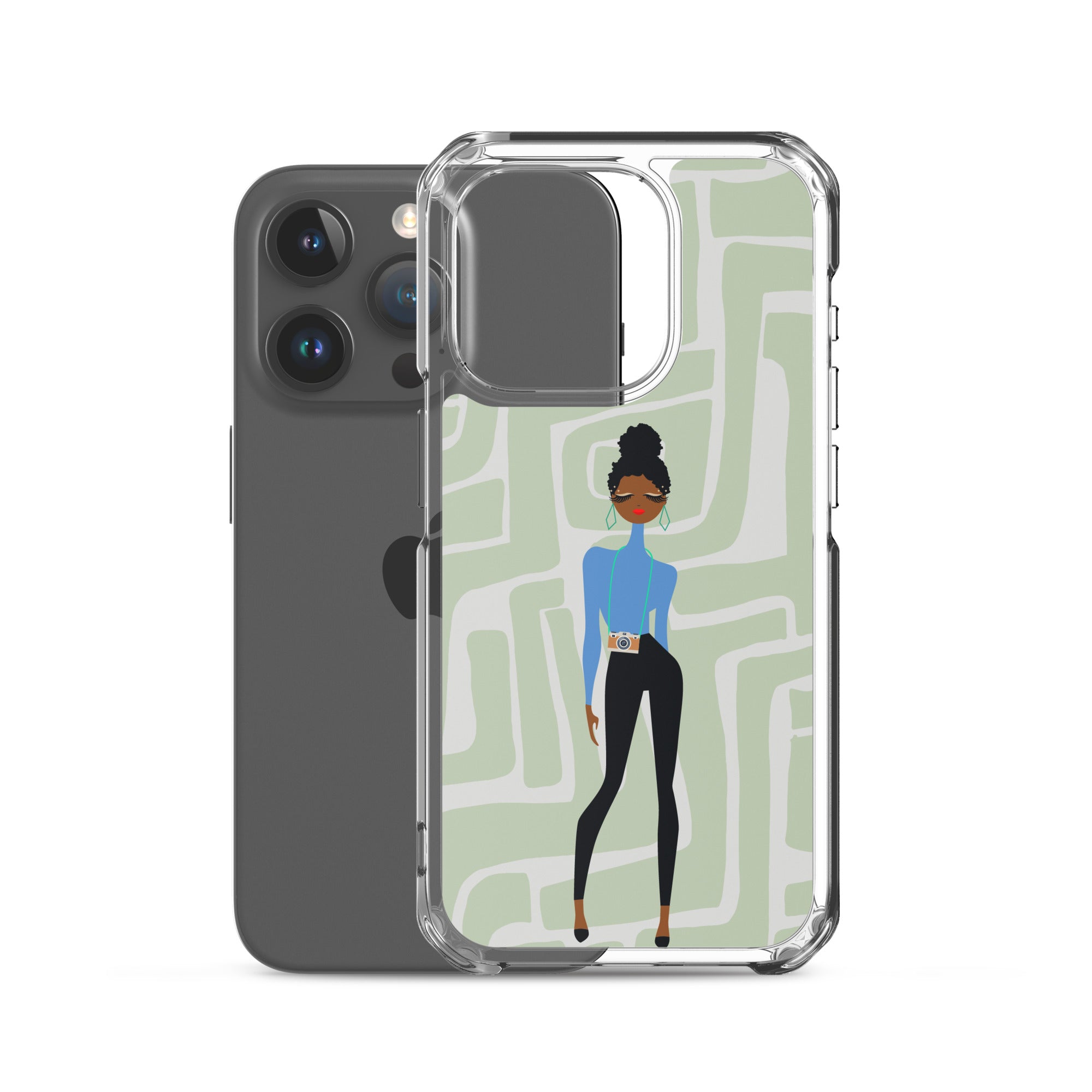 Bold Lashes Clear Case for iPhone®