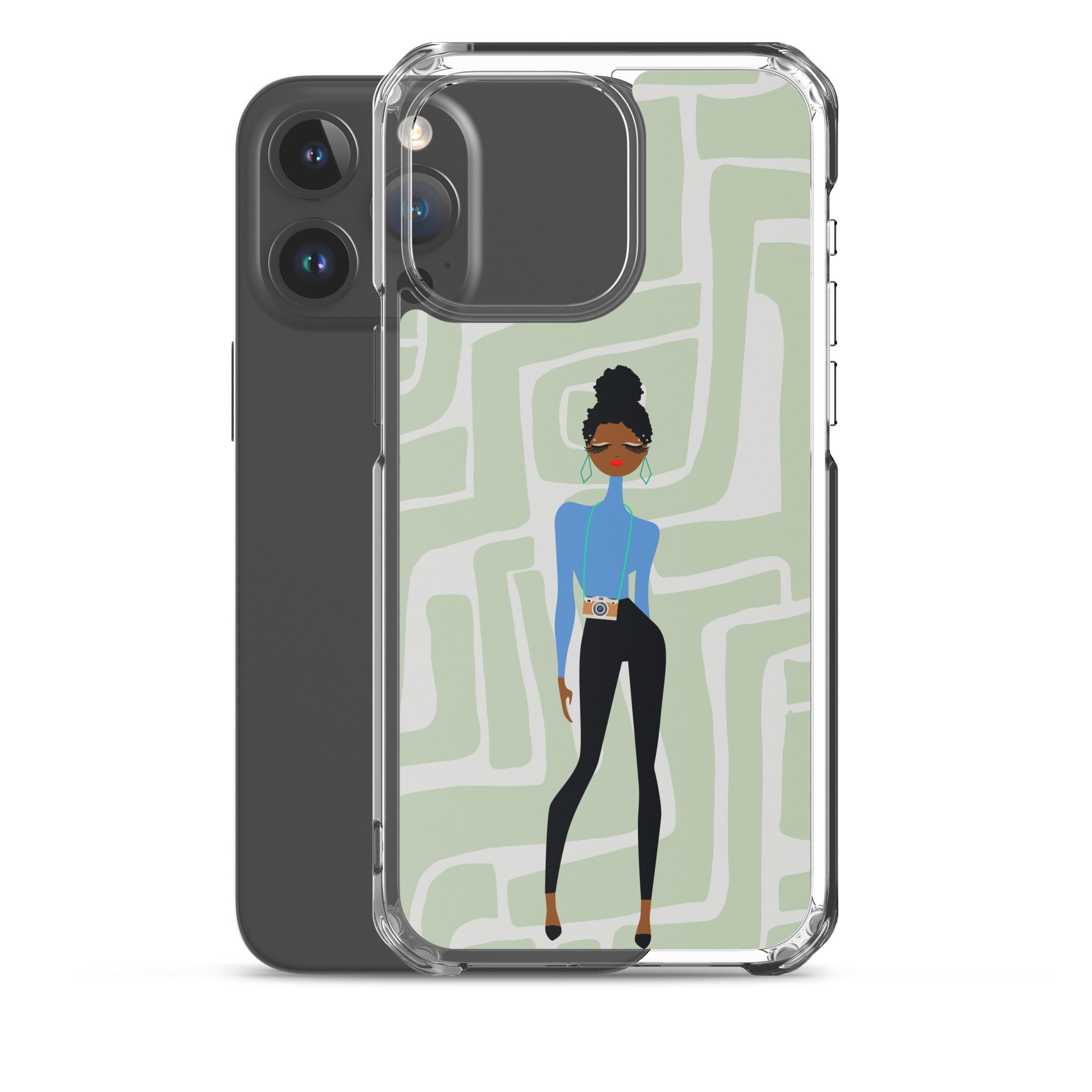 Bold Lashes Clear Case for iPhone®