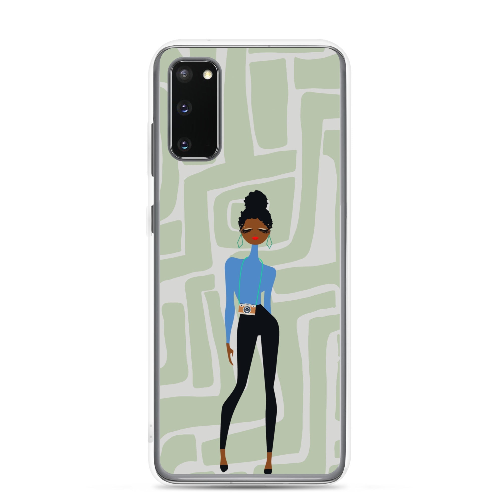 Bold Lashes Clear Case for Samsung®