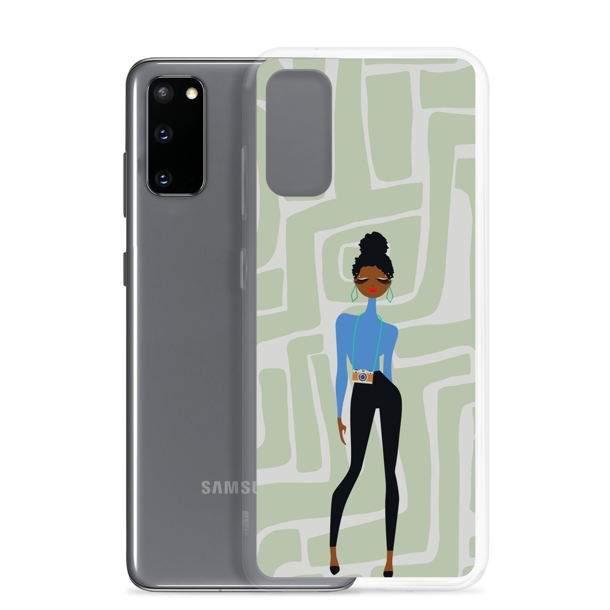 Bold Lashes Clear Case for Samsung®