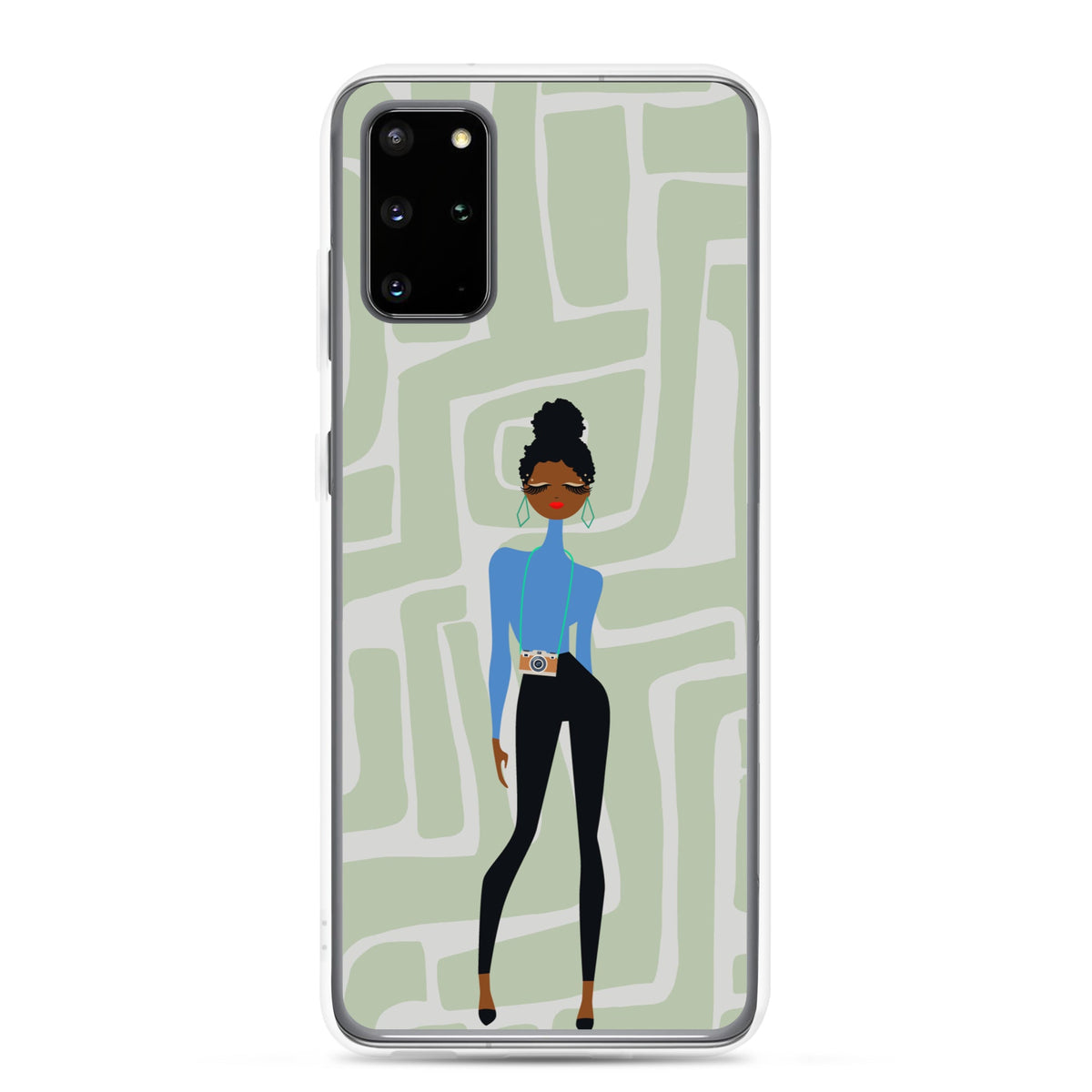 Bold Lashes Clear Case for Samsung®