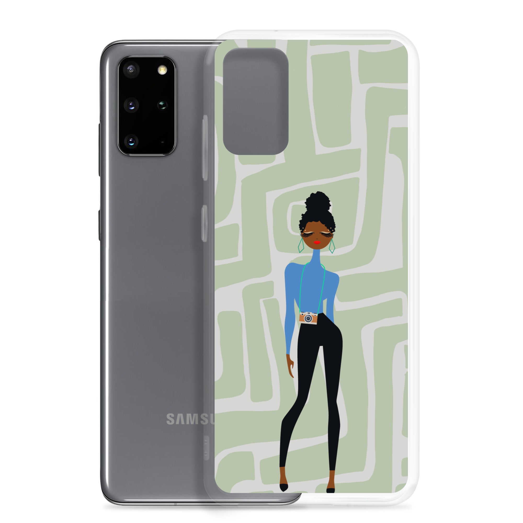 Bold Lashes Clear Case for Samsung®