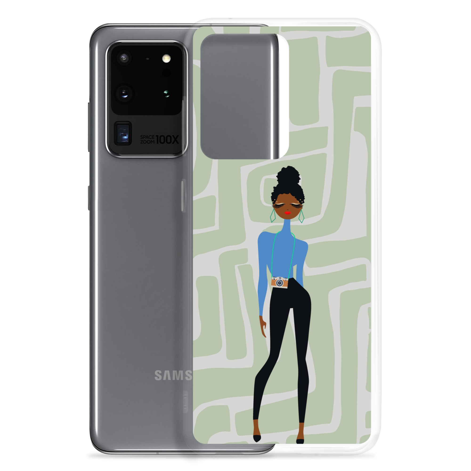 Bold Lashes Clear Case for Samsung®