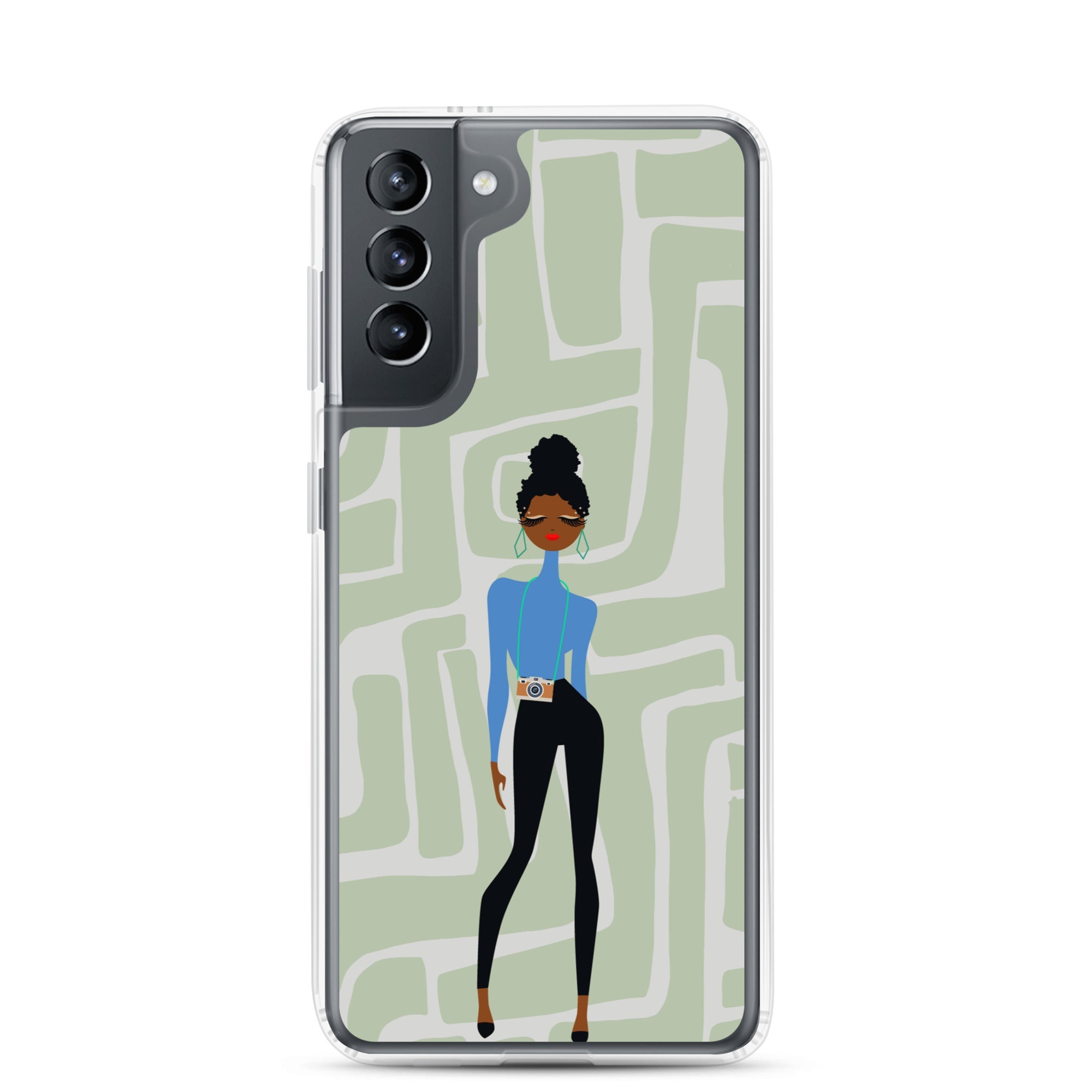 Bold Lashes Clear Case for Samsung®