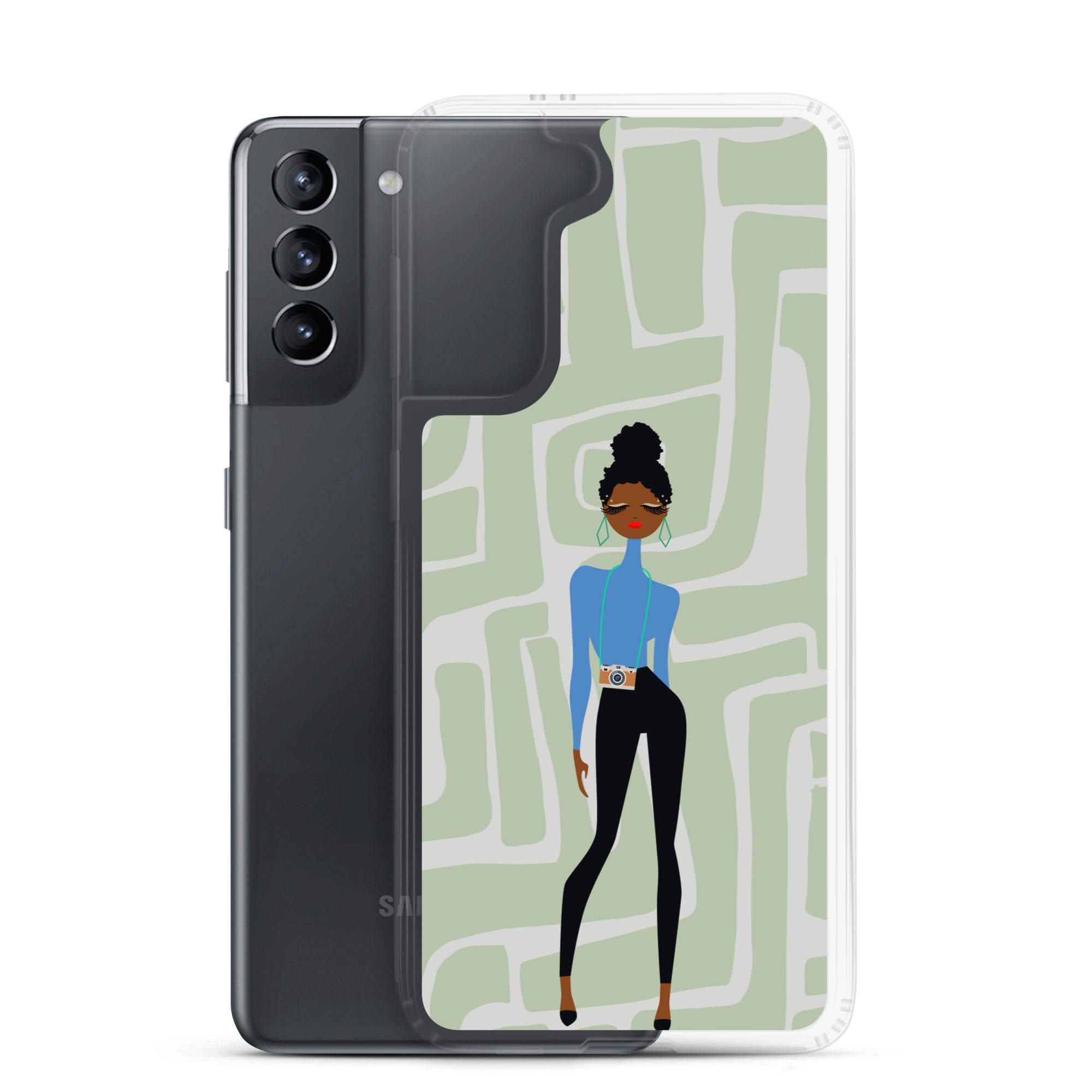 Bold Lashes Clear Case for Samsung®