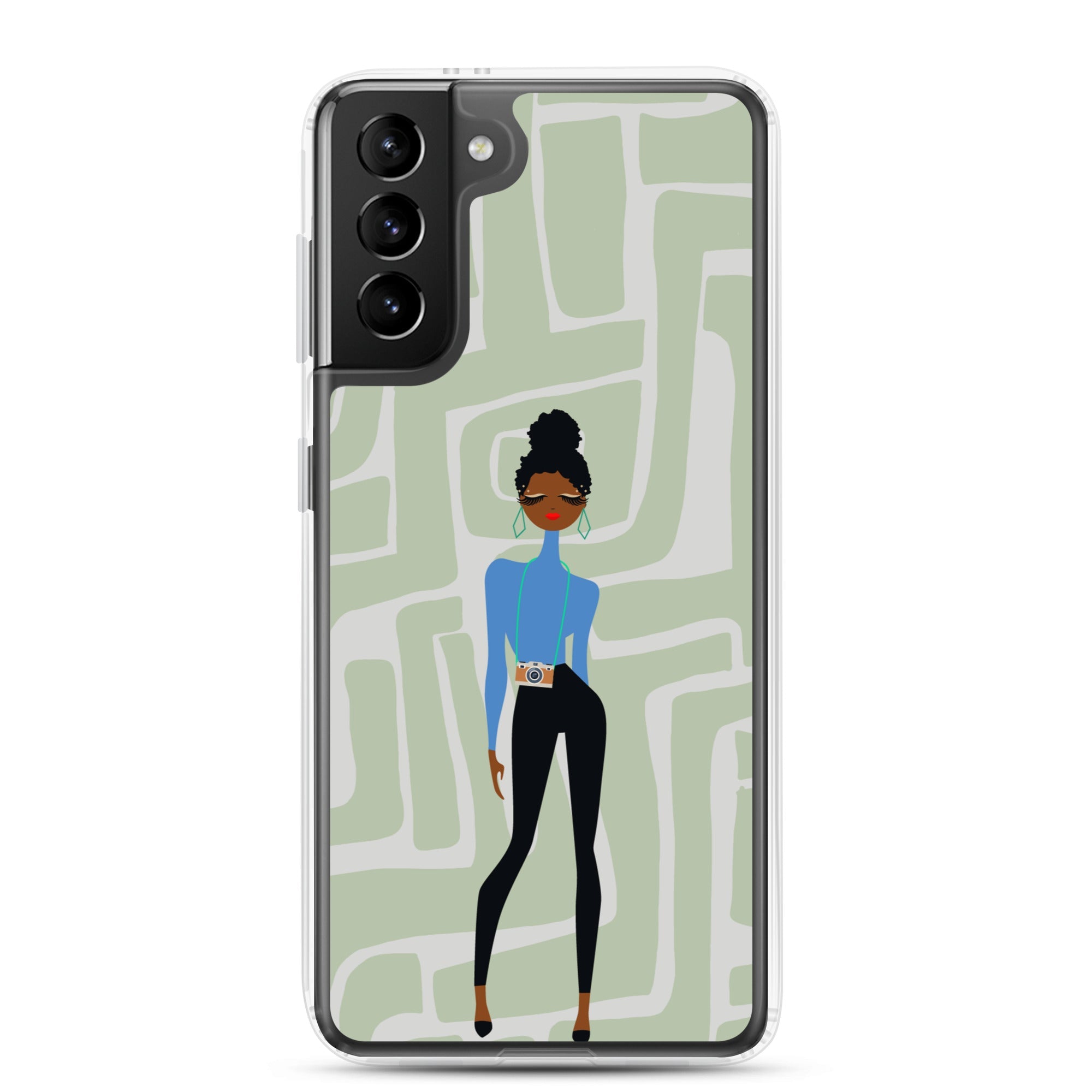 Bold Lashes Clear Case for Samsung®